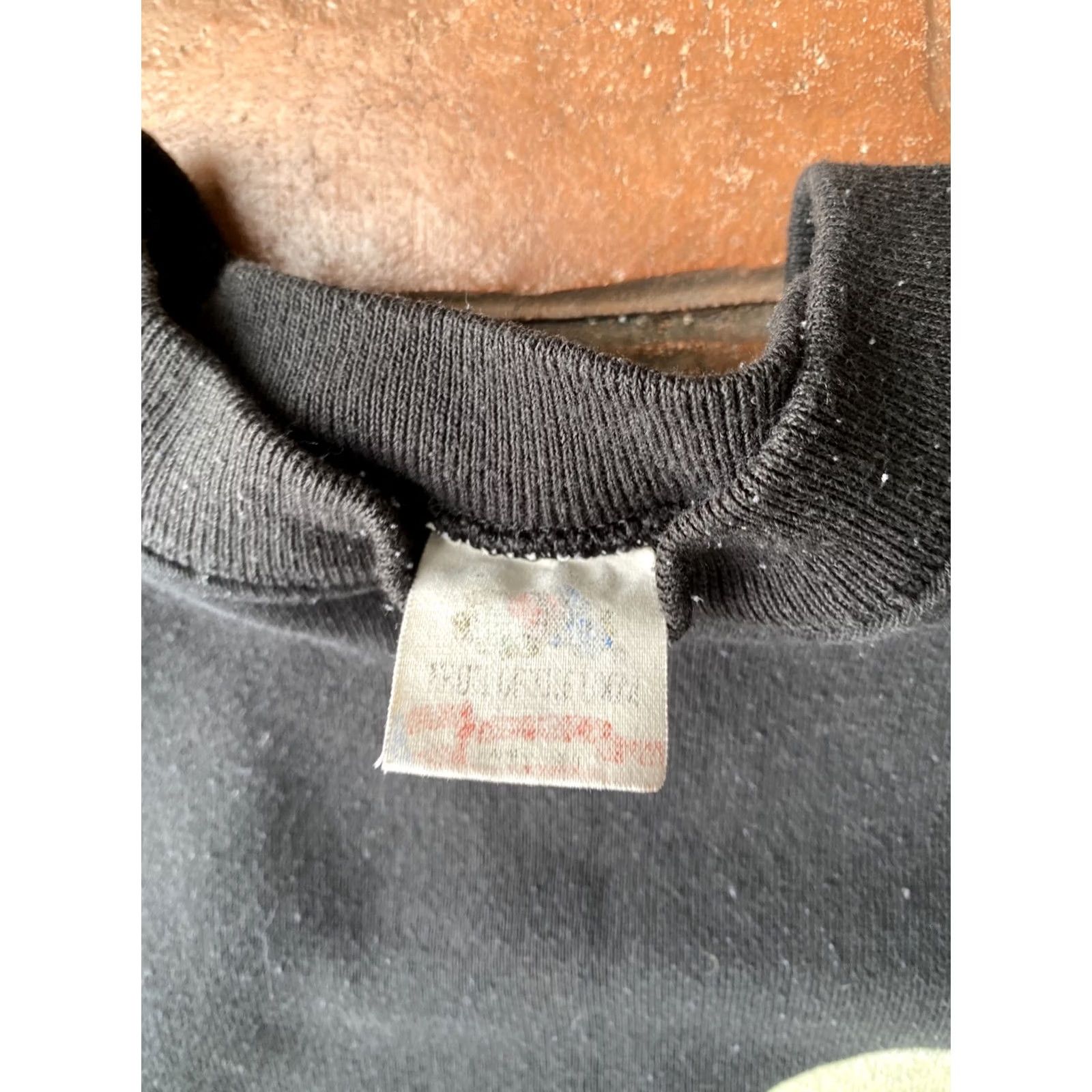 Fruit Of The Loom VINTAGE Phantom of the Opera 50/50 Crewneck Sweatshirt XL USA Crew Neck Unisex 80s Graphic Print Black Cotton Blend Fruit of the Loom Size US XL / EU 56 / 4 - 3 Thumbnail