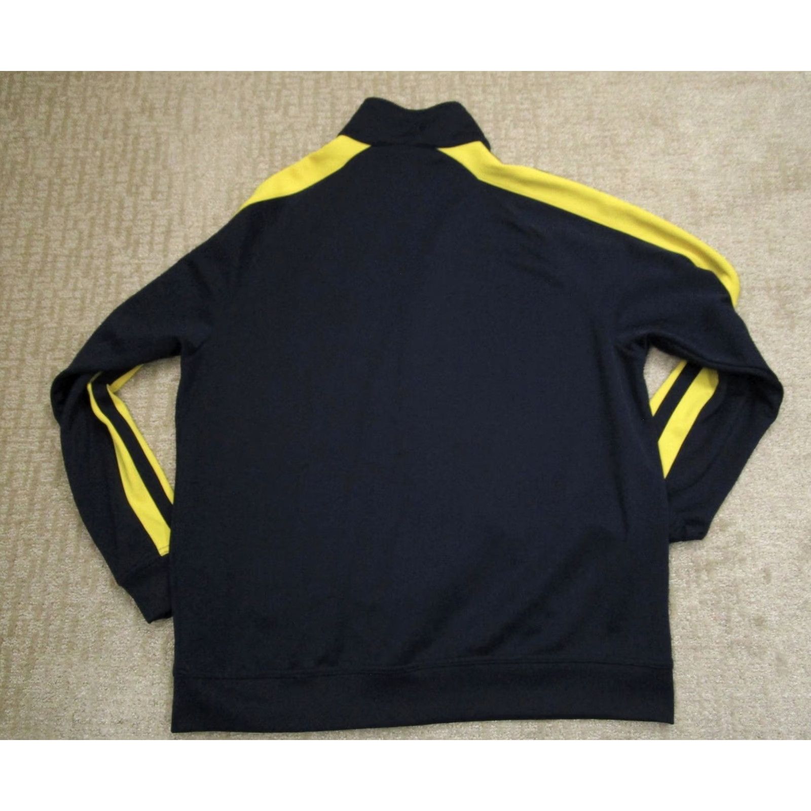 Nike VINTAGE Nike Jacket Men 2XL Blue Yellow Full Zip Track Windbreaker Retro Swoosh Jacket Mens Long Sleeve Striped Pattern Bre... Size US XXL / EU 58 / 5 - 3 Thumbnail