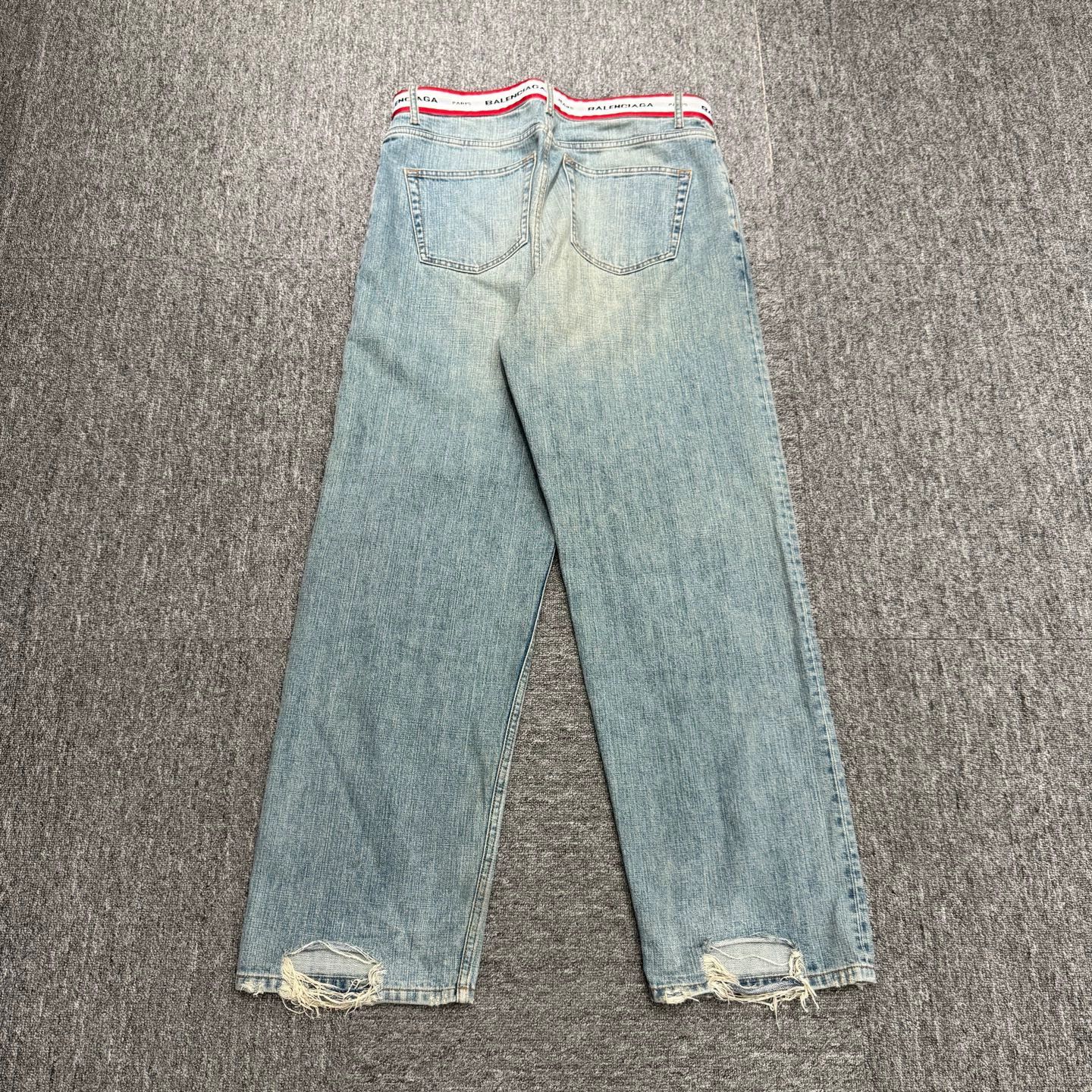 Balenciaga Balenciaga knit belt jeans M 98 New Size US 33 - 5 Thumbnail