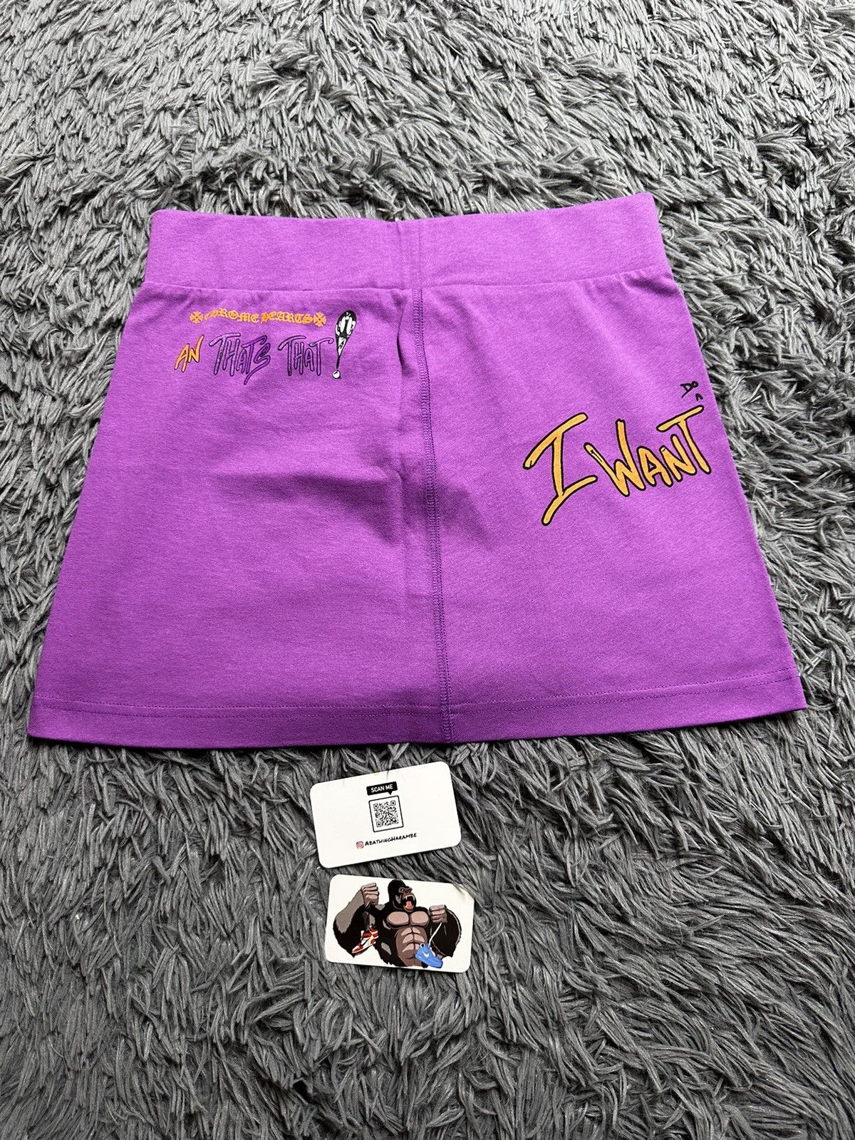 Chrome Hearts Chrome Hearts Matty Boy I Want More Not Less Skirt Size 32" / US 10 / IT 46 - 3 Thumbnail