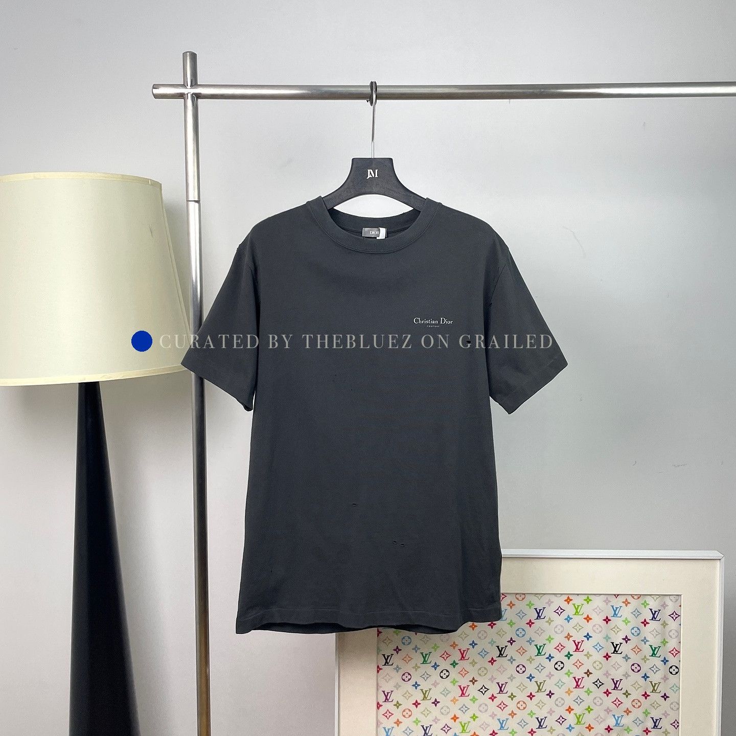 Dior Black Lily of the Valley T-Shirt Size US M / EU 48-50 / 2 - 1 Thumbnail
