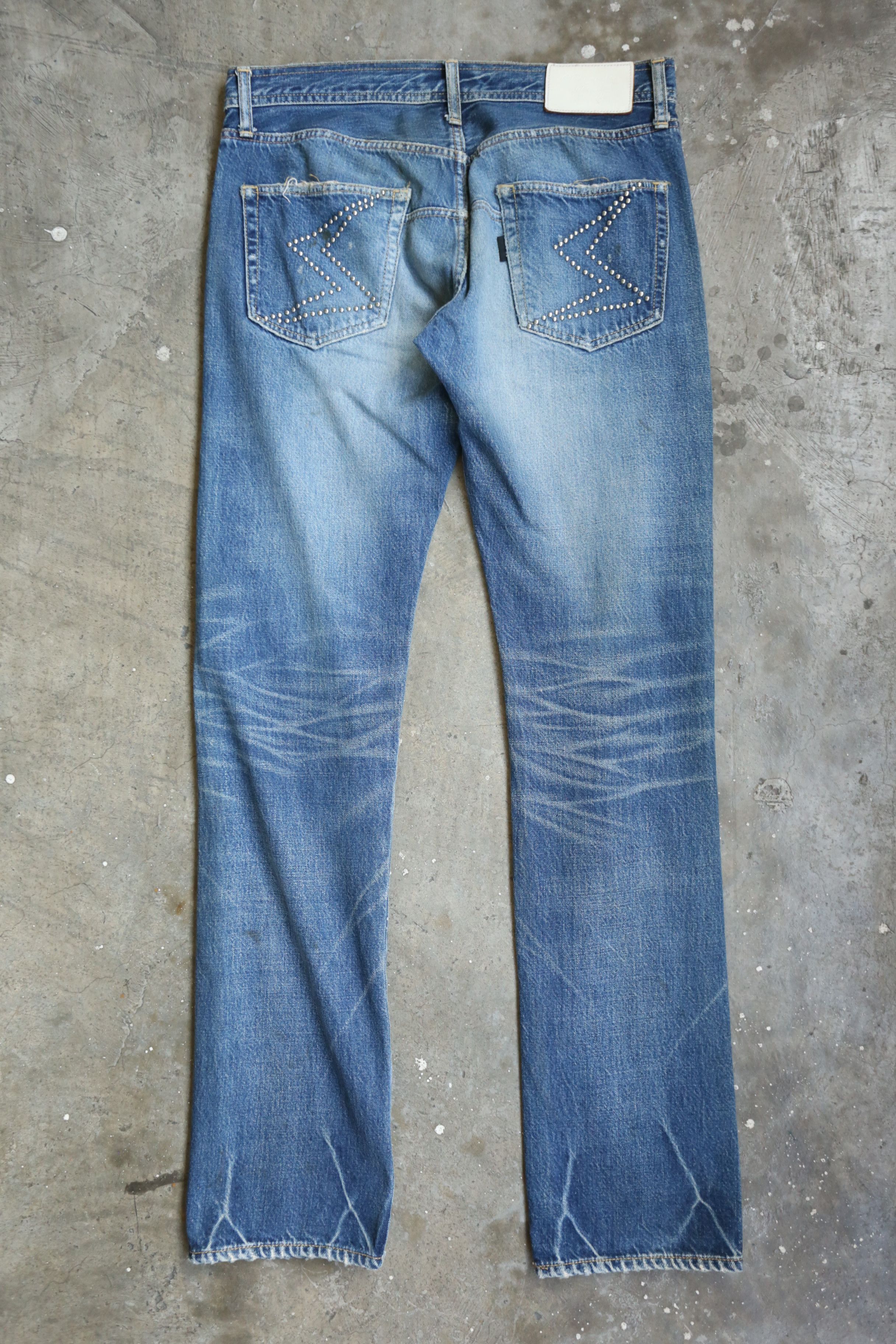 Undercover Undercover - S/S 09 - "Neo Boy" Patti Smith Poem Denim Jean Size US 30 / EU 46 - 2 Thumbnail