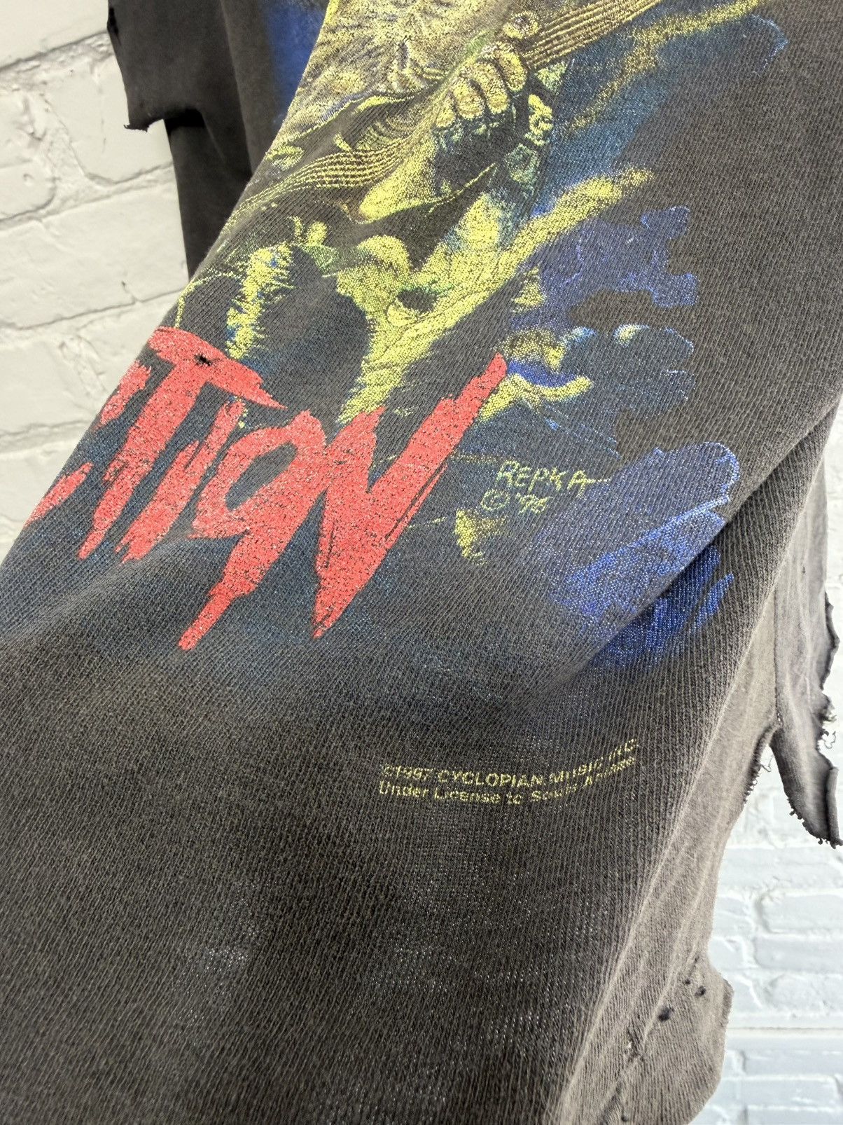 Vintage Vintage 90's Misfits chopped shirt Size US L / EU 52-54 / 3 - 8 Thumbnail