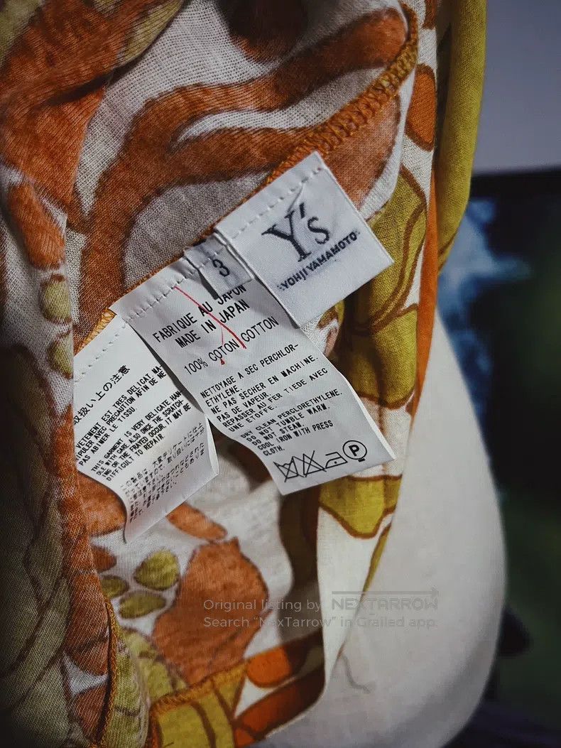 Yohji Yamamoto Yohji Yamamoto size 3 Floral red and yellow sleeveless Size L / US 10 / IT 46 - 4 Thumbnail