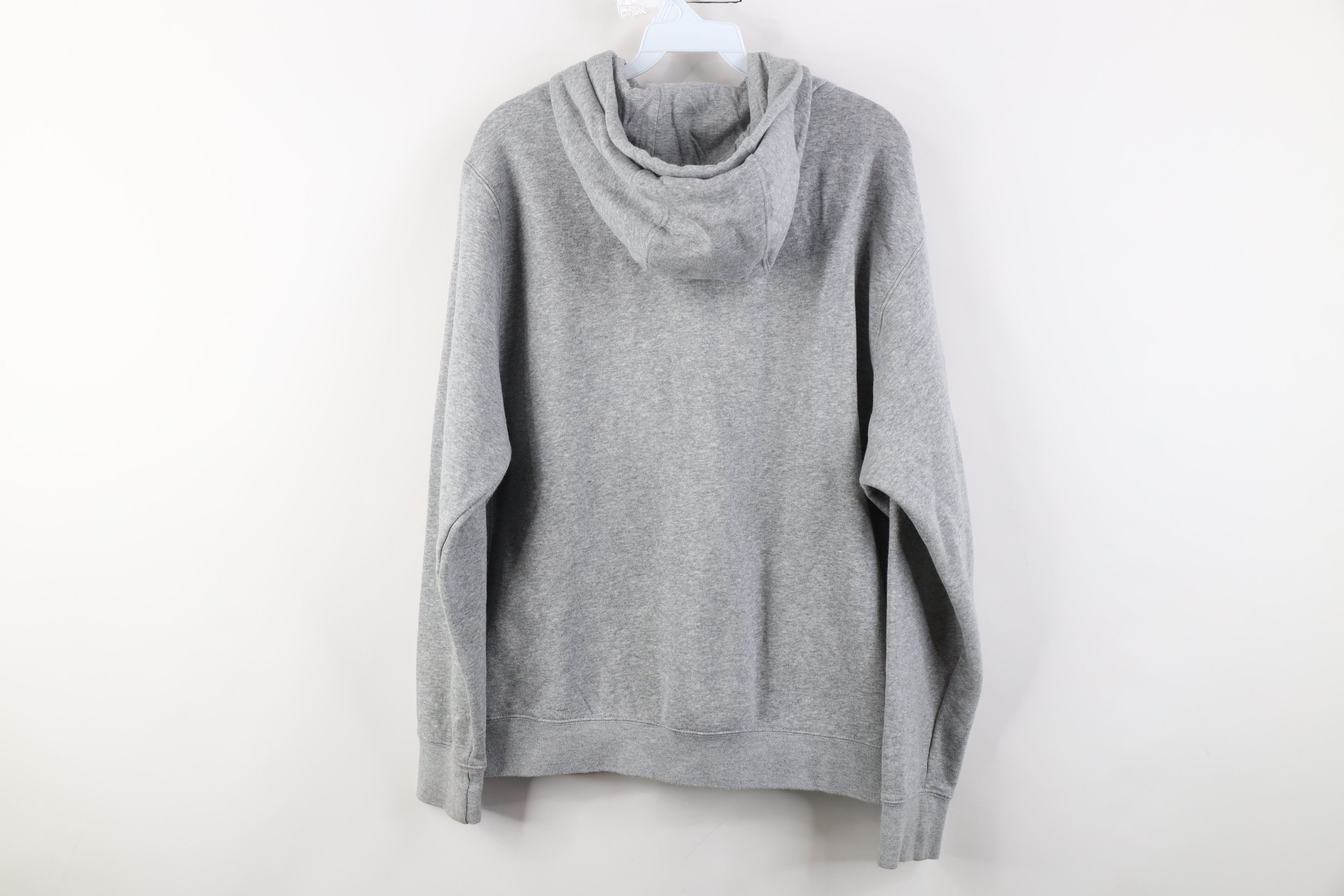 Nike Vintage Y2K Nike Mini Swoosh Hoodie Sweatshirt Heather Gray Size US M / EU 48-50 / 2 - 12 Thumbnail