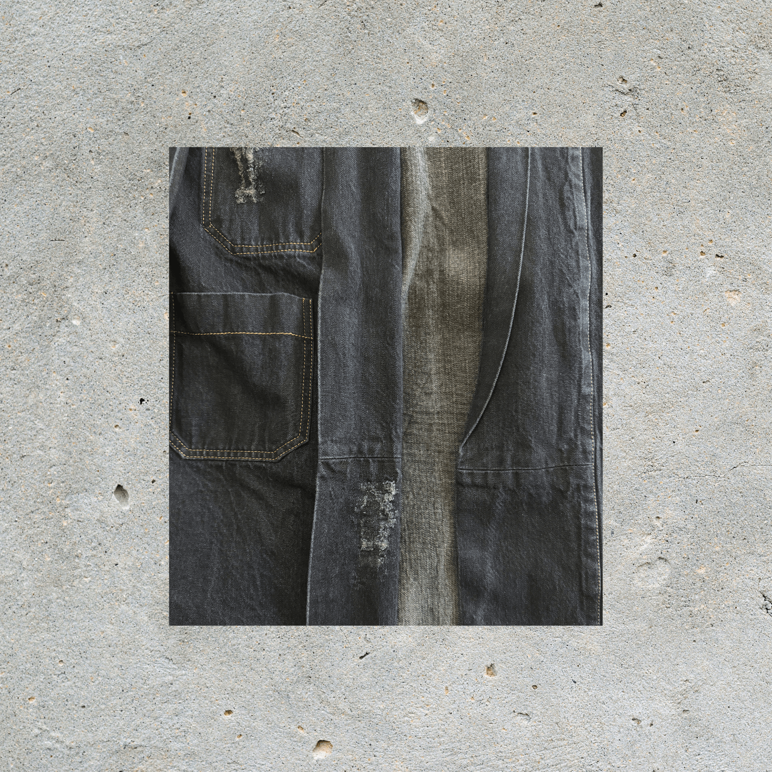 Ermanno Gallamini Ermanno Gallamini patchwork denim robe Size US L / EU 52-54 / 3 - 9 Thumbnail