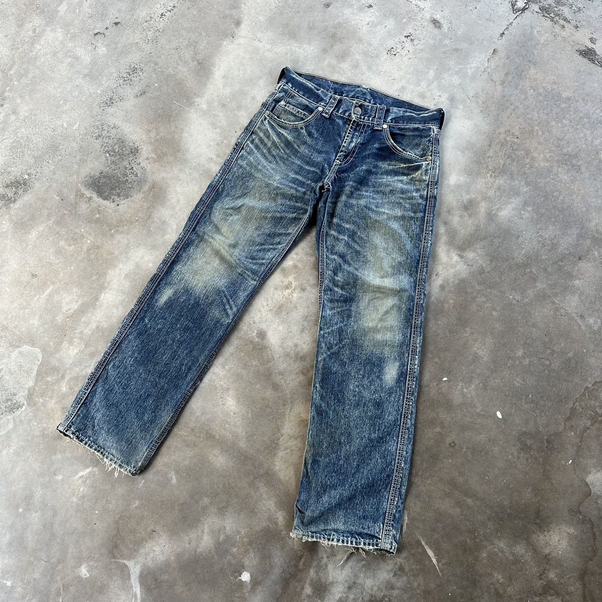 Japanese Brand Vintage Levi’s Rusty Faded Jean Distressed Denim Pant W34 Size US 34 / EU 50 - 2 Thumbnail
