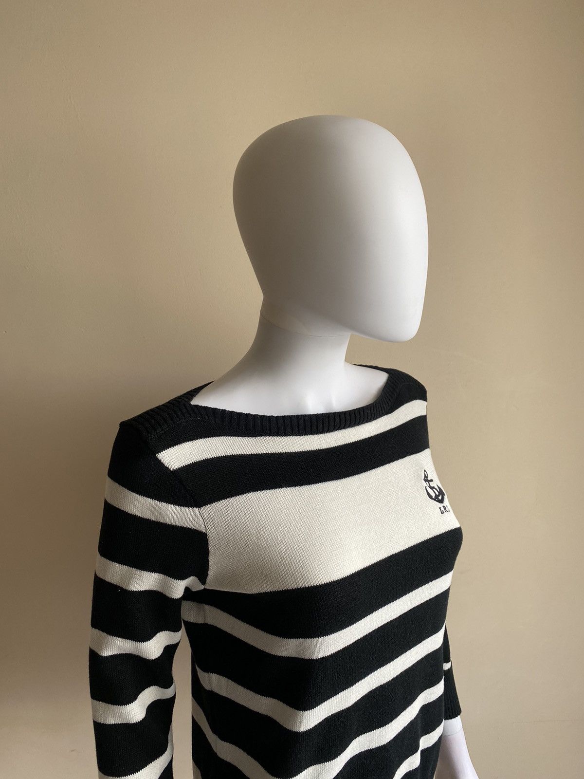 Polo Ralph Lauren Ralph Lauren Black Label Striped Boatneck Sweater Size S Size S / US 4 / IT 40 - 4 Thumbnail