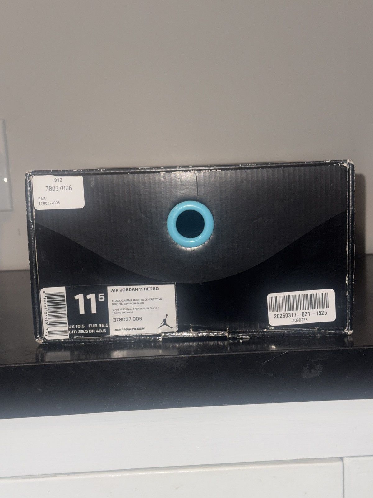 Jordan Brand Jordan 11 “Gamma Blue” 2013 Size US 11.5 / EU 44-45 - 5 Thumbnail