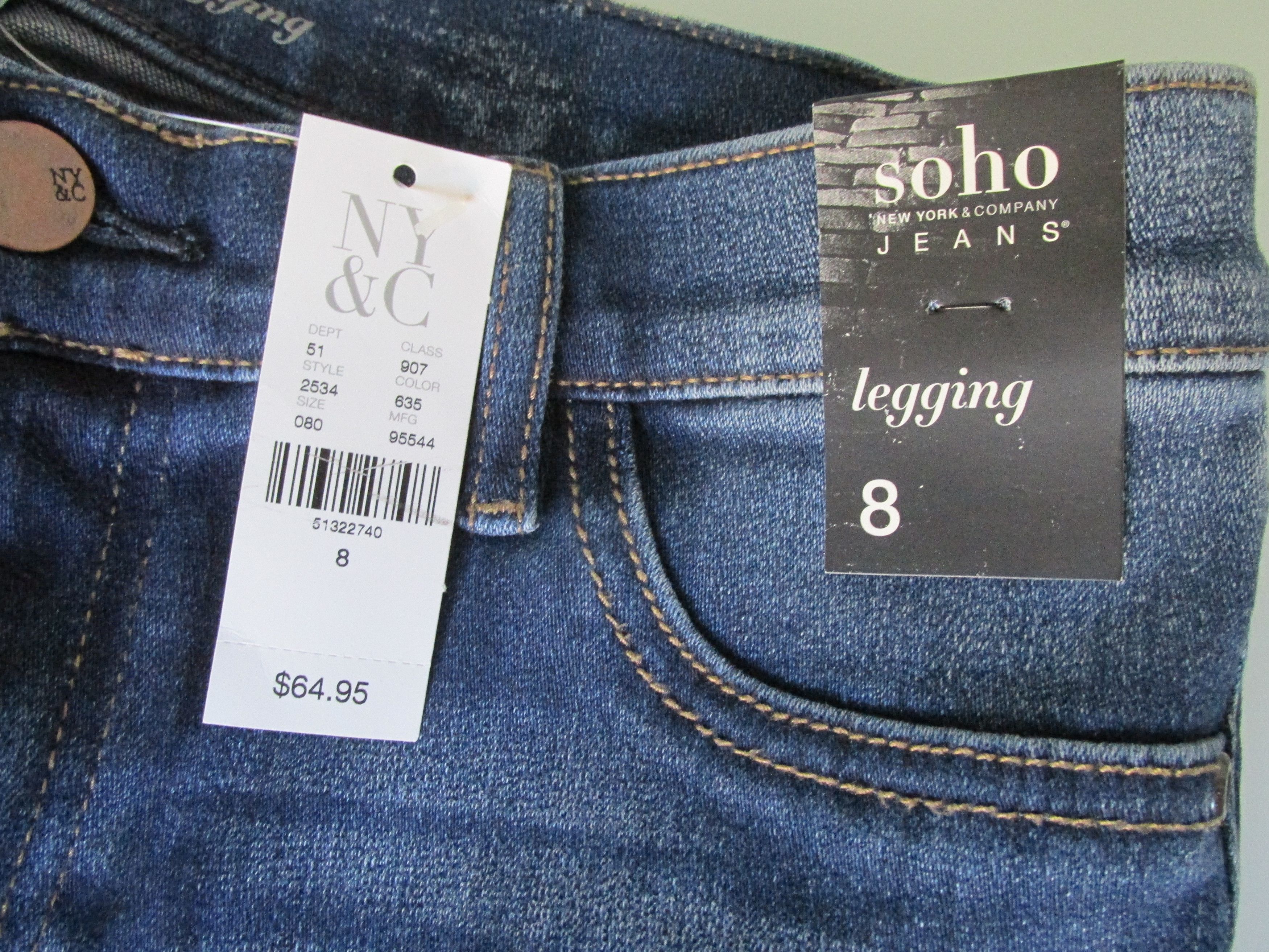 Other N.Y. & Co. (NWT) Soho Distressed Legging Jeans Size 8 Size 30" / US 8 / IT 44 - 8 Thumbnail