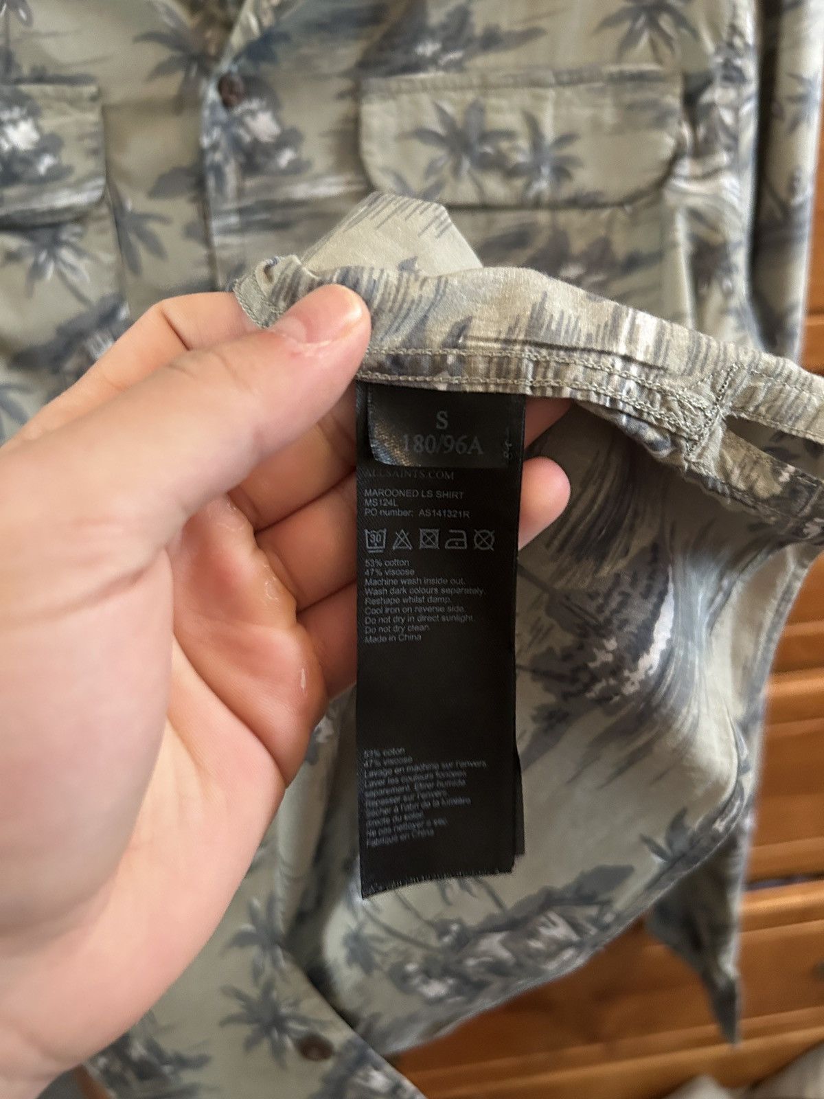 Allsaints Allsaints Hawaiian Shirt Size US M / EU 48-50 / 2 - 3 Thumbnail