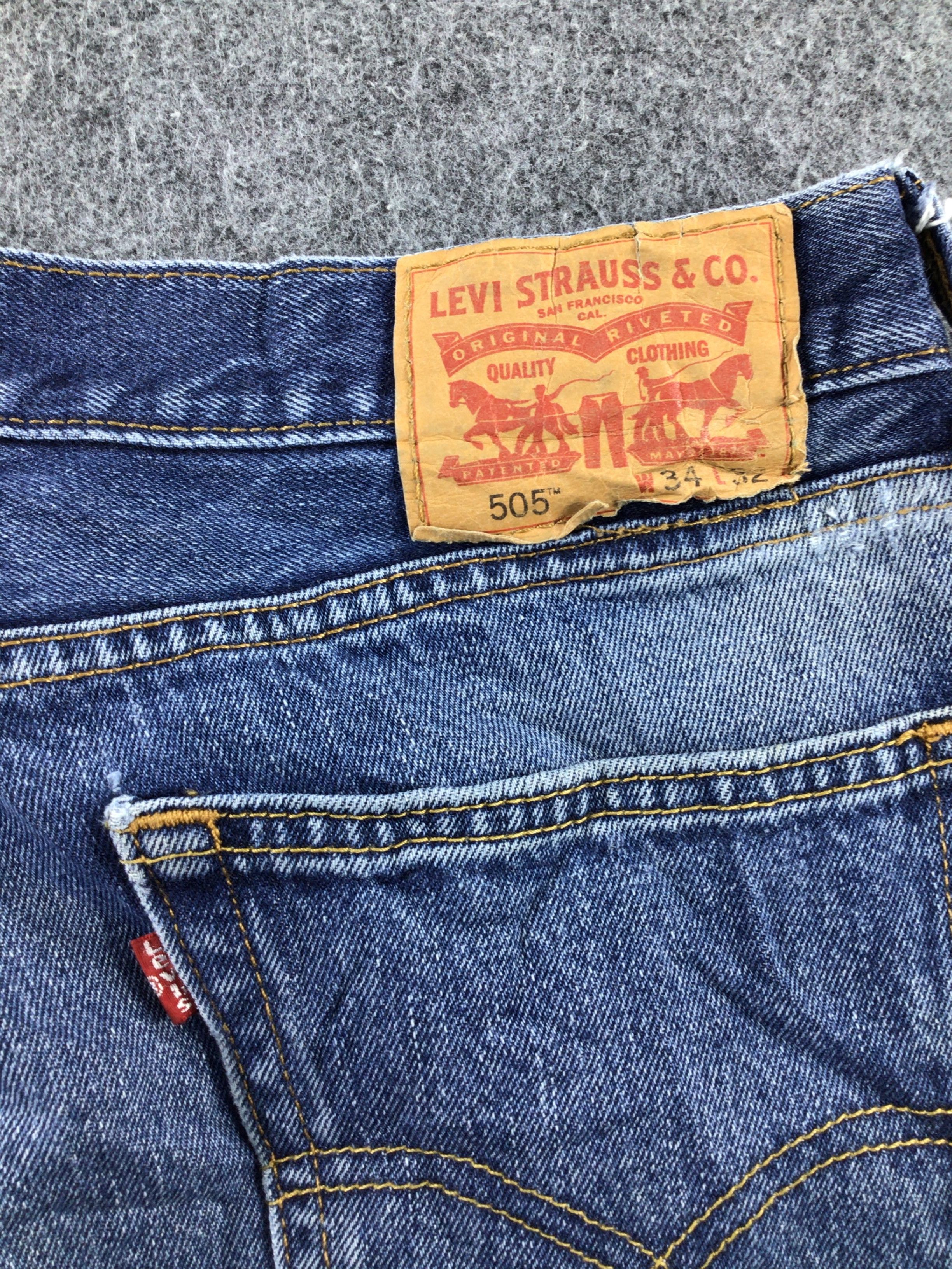 Levi's Vintage Levis 505 Jeans-JM244 Size US 35 - 6 Thumbnail