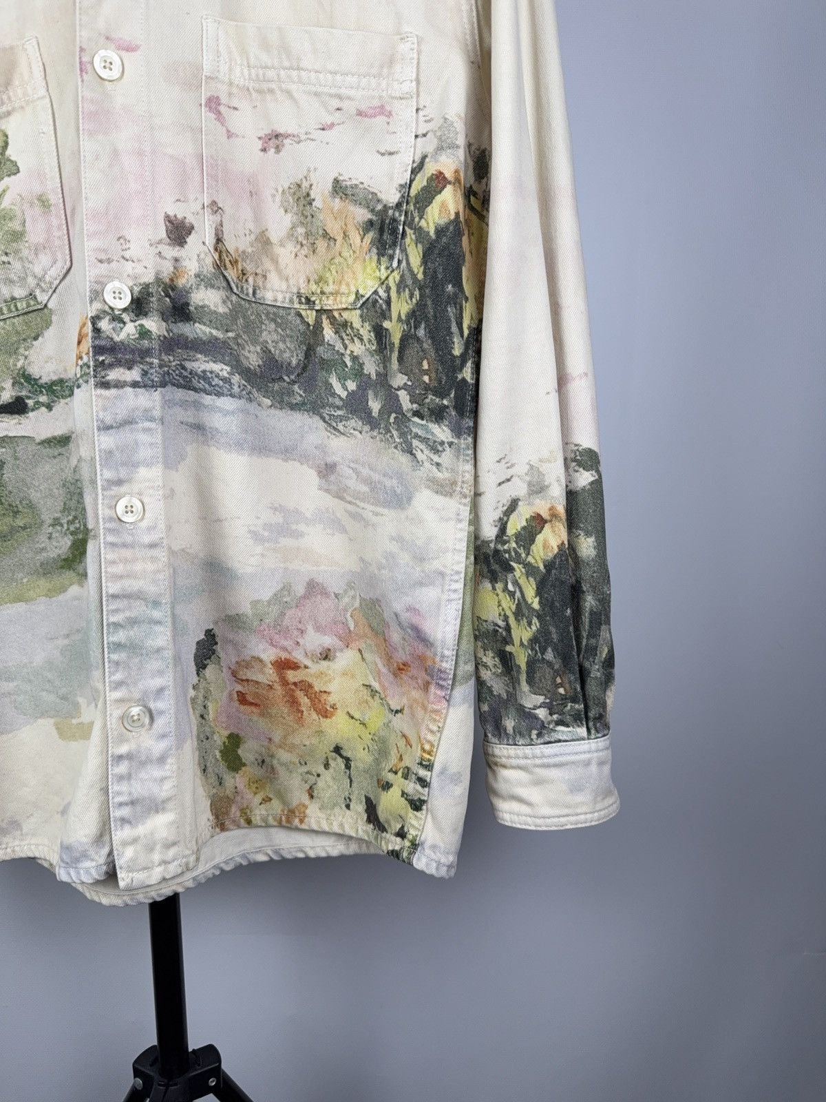 Zara Avant Garde ZARA / Raf Simons style ART Cotton Heavy Shirt Size US S / EU 44-46 / 1 - 3 Thumbnail