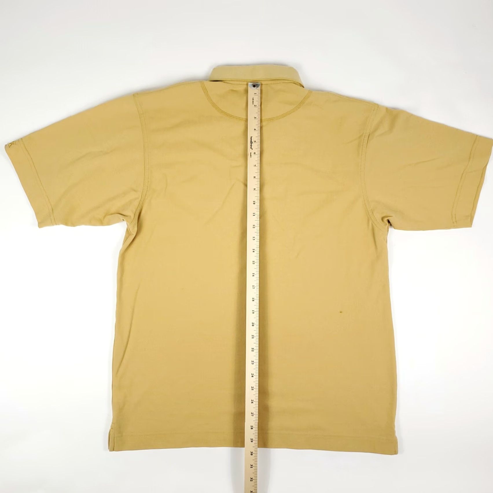 Cutter & Buck VINTAGE Cutter & Buck Polo Shirt Golf Mens Short Sleeve Large Yellow Solid 90s Concert Preppy Accessories Mens Size US L / EU 52-54 / 3 - 6 Thumbnail