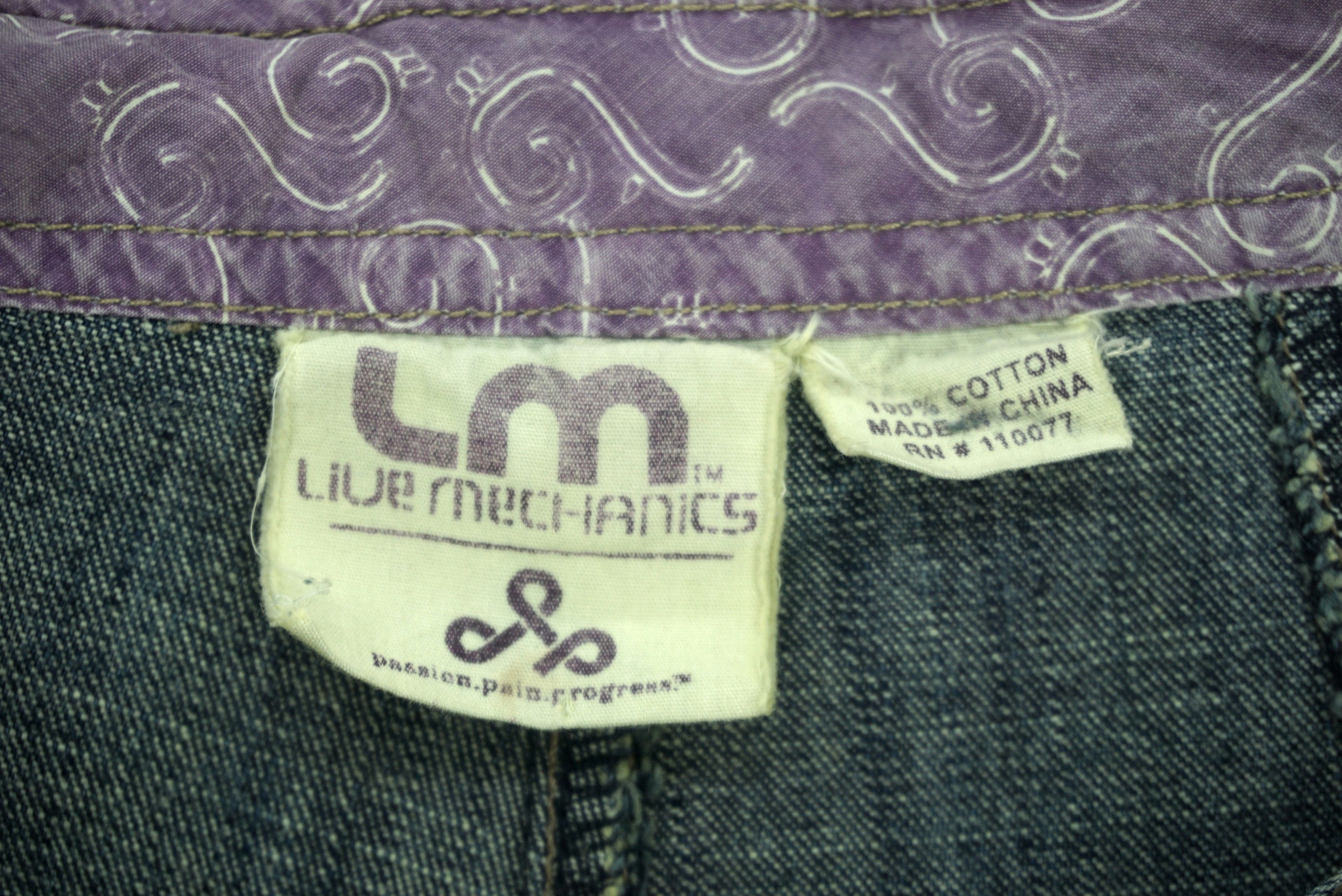 Live Mechanics Y2K Baggy Jeans Size 34 fit W36xL35 Live Mechanics Denim Size US 34 / EU 50 - 11 Thumbnail