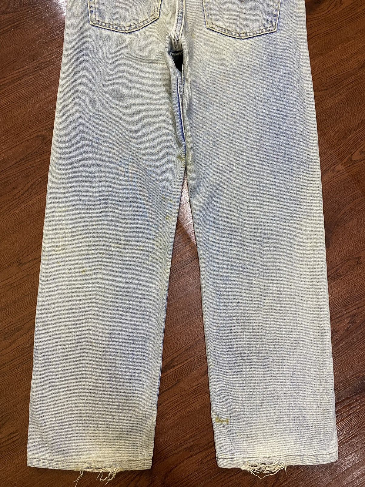 Levi's × Levi's Vintage Clothing Vintage Levis505 90s Faded Wash Distressed Loose Jeans Size US 32 / EU 48 - 5 Thumbnail