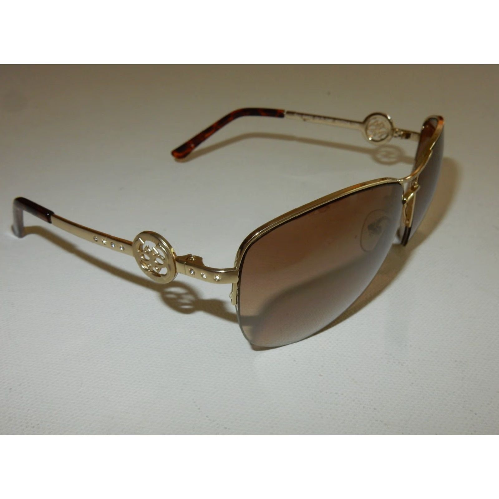 Guess GUESS Sunglasses Women's Gold Frame 62[]14 120 6493 (S/M) 62-14-120 Size ONE SIZE - 3 Thumbnail