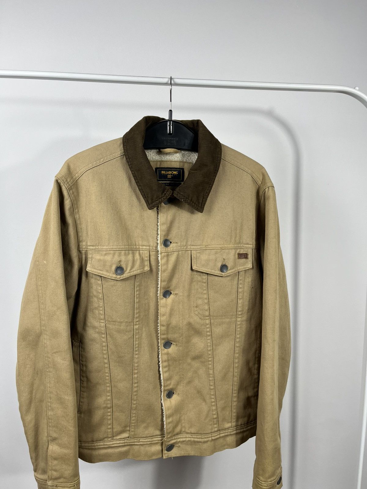 Billabong Billabong Barlow Sherpa Jacket Tan Trucker Size US L / EU 52-54 / 3 - 2 Thumbnail