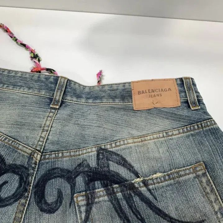 Balenciaga Balenciaga FW24 Logo Long Denim Pants. Size US 33 - 8 Thumbnail