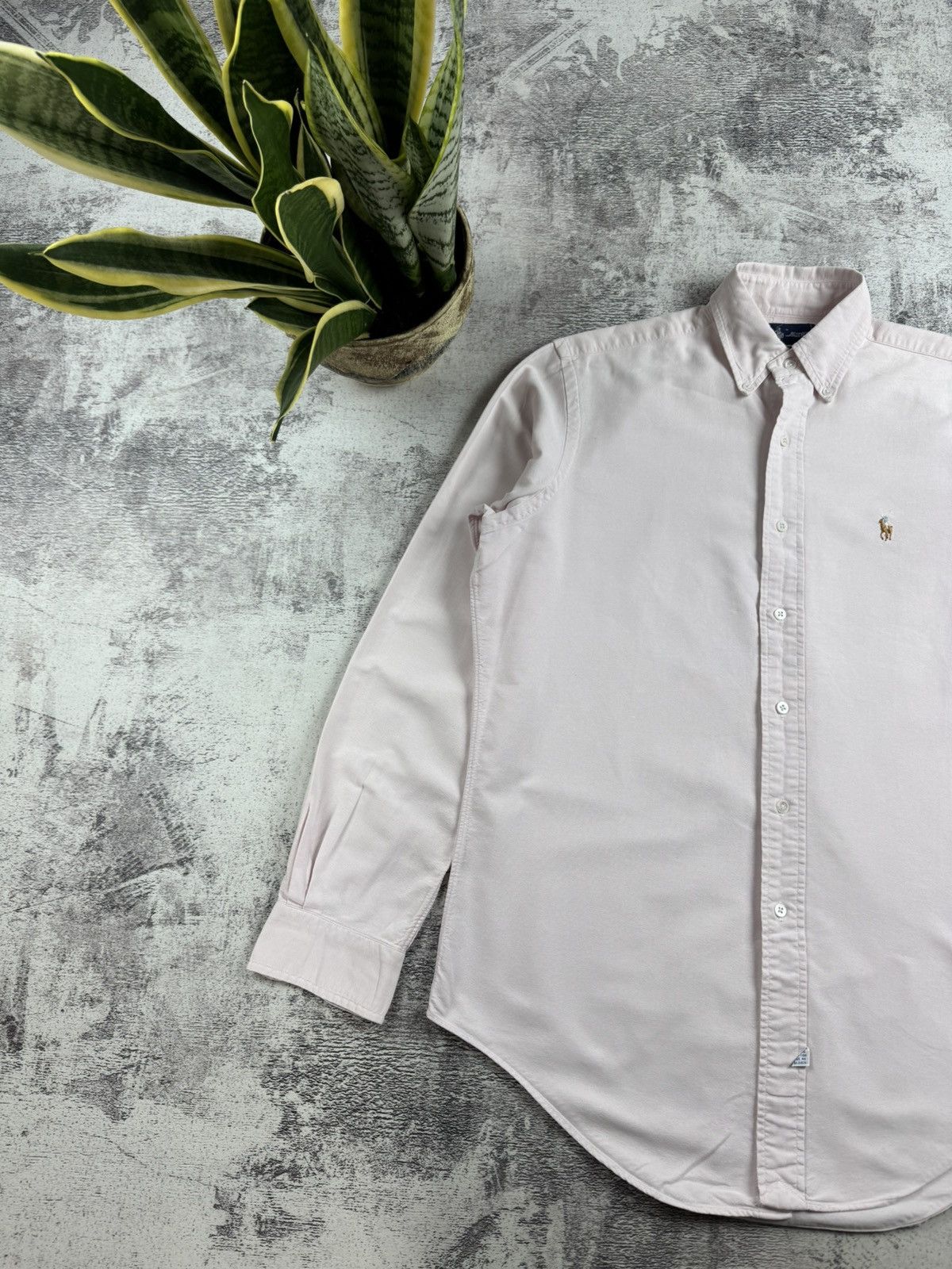Polo Ralph Lauren Polo Ralph Lauren 15-34 Pink Button Cotton M Fit Men’s Collar LongSleeve Shirt Size US M / EU 48-50 / 2 - 2 Thumbnail