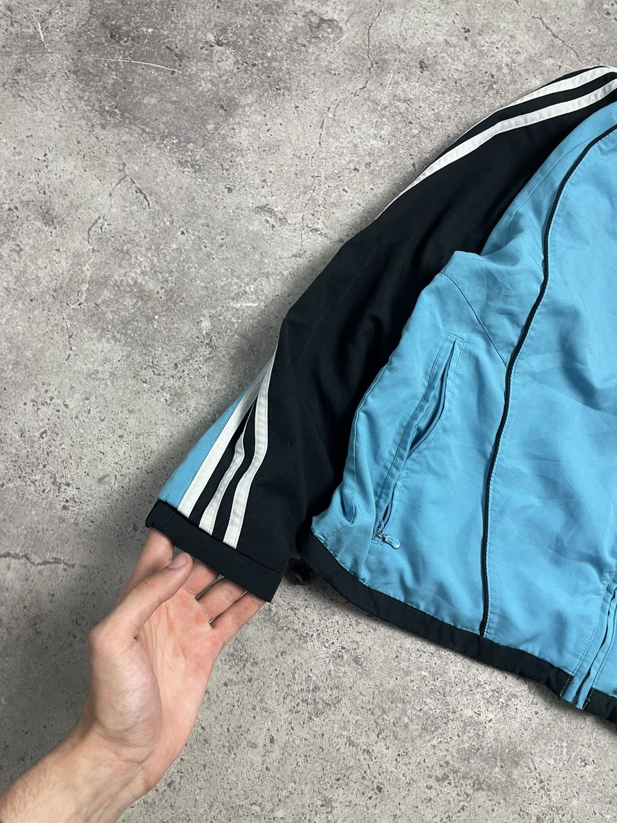 Adidas Vintage Adidas Marseille Nylon Olympic Jacket Y2K Size US S / EU 44-46 / 1 - 3 Thumbnail