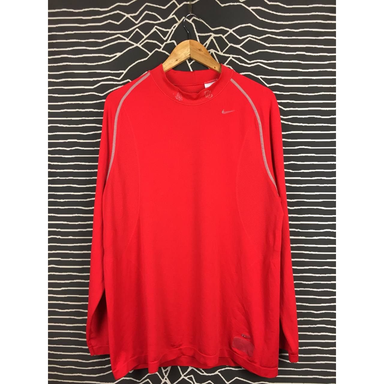 Nike Nike Baseball Dri-Fit Long Sleeve Sportswear Tee Size US XL / EU 56 / 4 - 1 Thumbnail