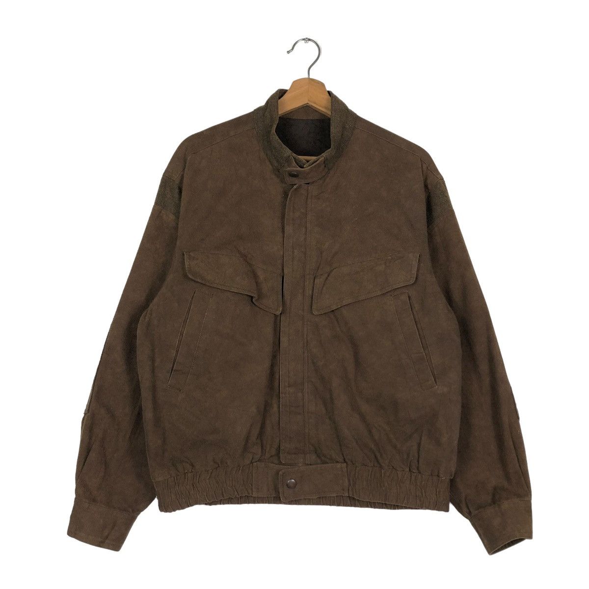 Japanese Brand 🔥VINTAGE BIKER SUEDE FLY JACKET CROSSBREED ISSEY MIYAKE Size US M / EU 48-50 / 2 - 3 Thumbnail