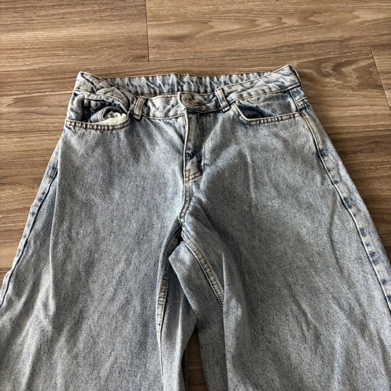 Vintage Crazy Vintage Y2K/2000s Baggy Light Wash Wide Leg Skater Denim Jeans! 28x29 Size US 28 / EU 44 - 5 Thumbnail