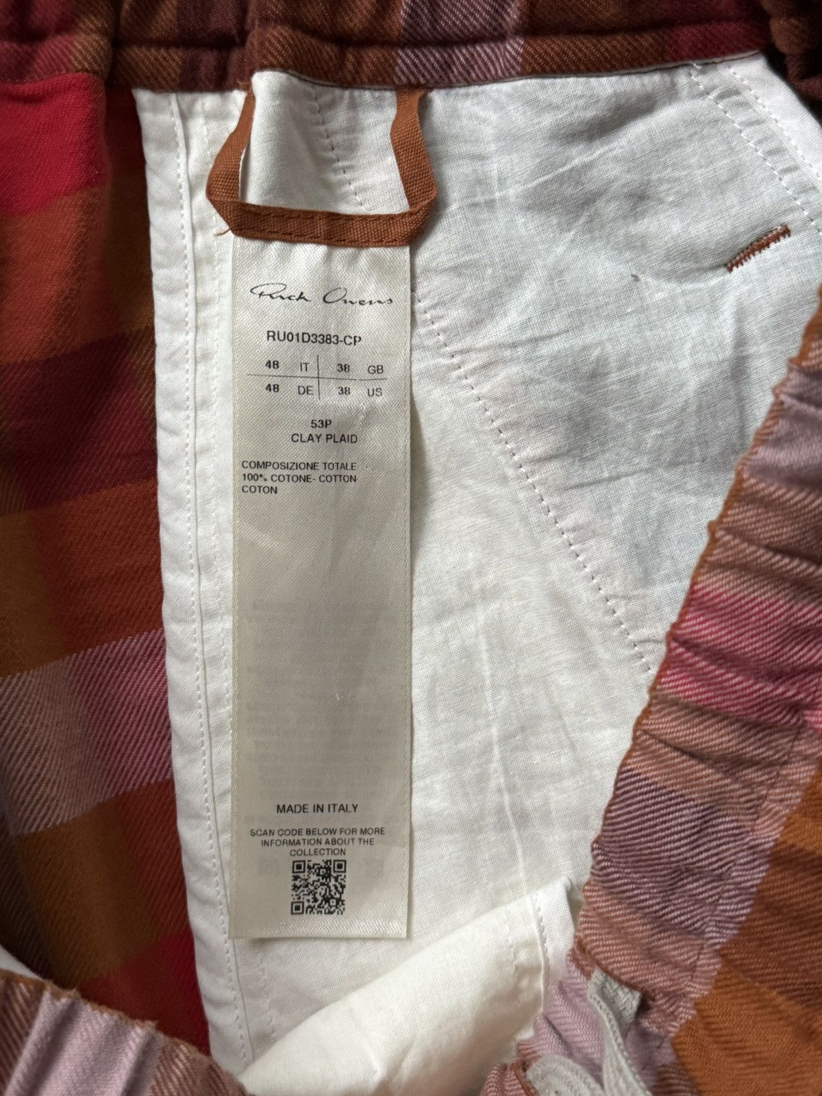Rick Owens Rick Owens Plaid Shorts Size US 32 / EU 48 - 4 Thumbnail