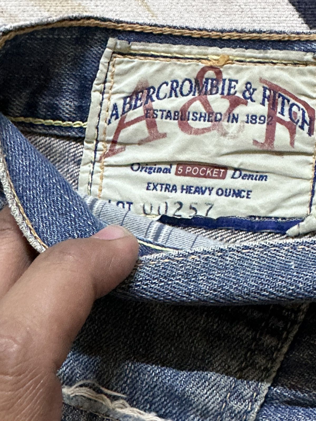 Abercrombie & Fitch Vintage Abercrombie&Fitch Bootcut Mudwash Distressed Denim Size US 36 / EU 52 - 8 Thumbnail