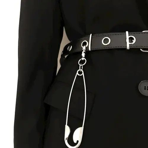 Other Punk Big Safety Pin Metal Pendant Keychain Size ONE SIZE - 1 Thumbnail