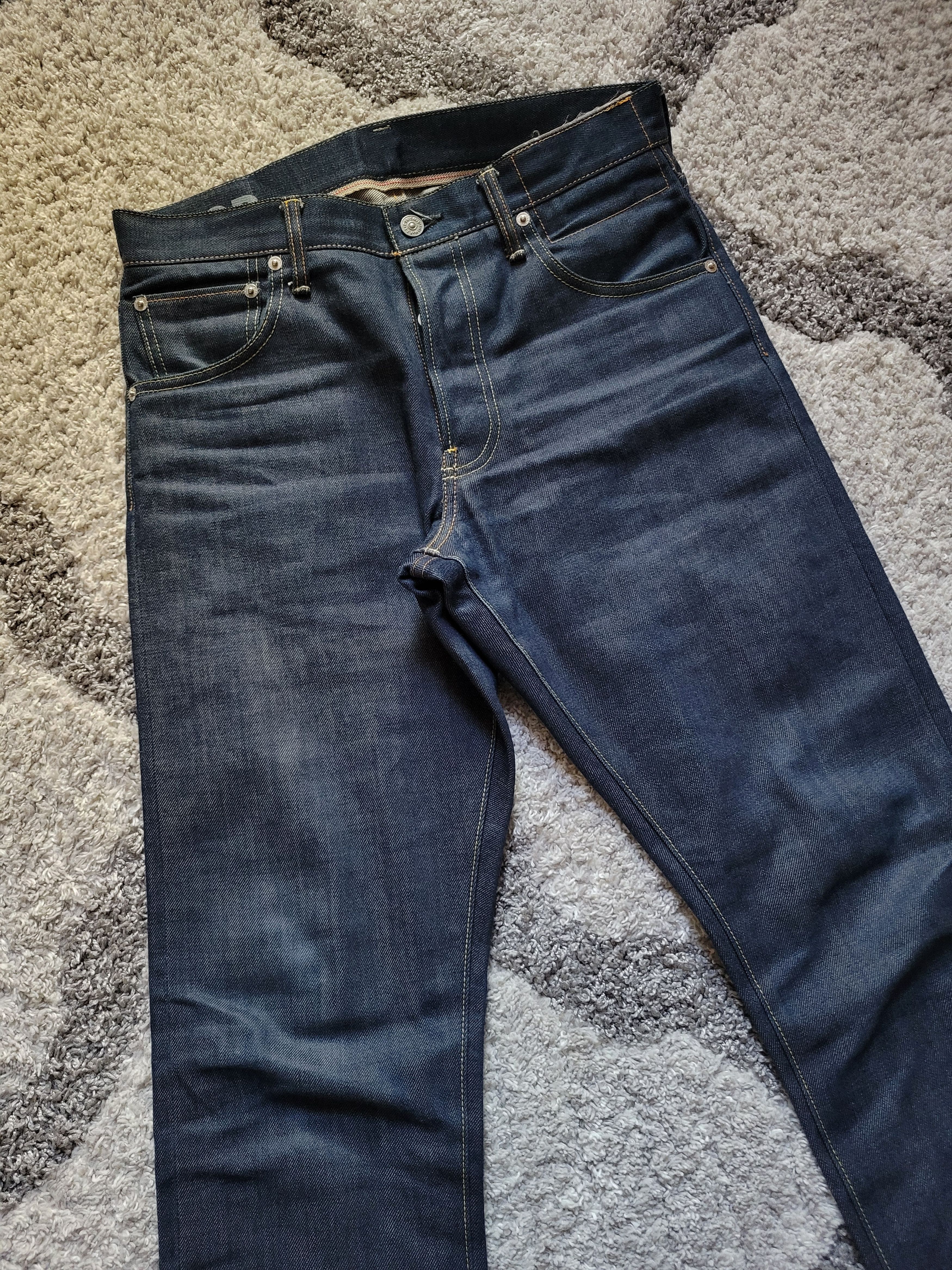 Visvim 01.2R/01 Slim Raw, Unwashed Denim Size US 30 / EU 46 - 4 Thumbnail