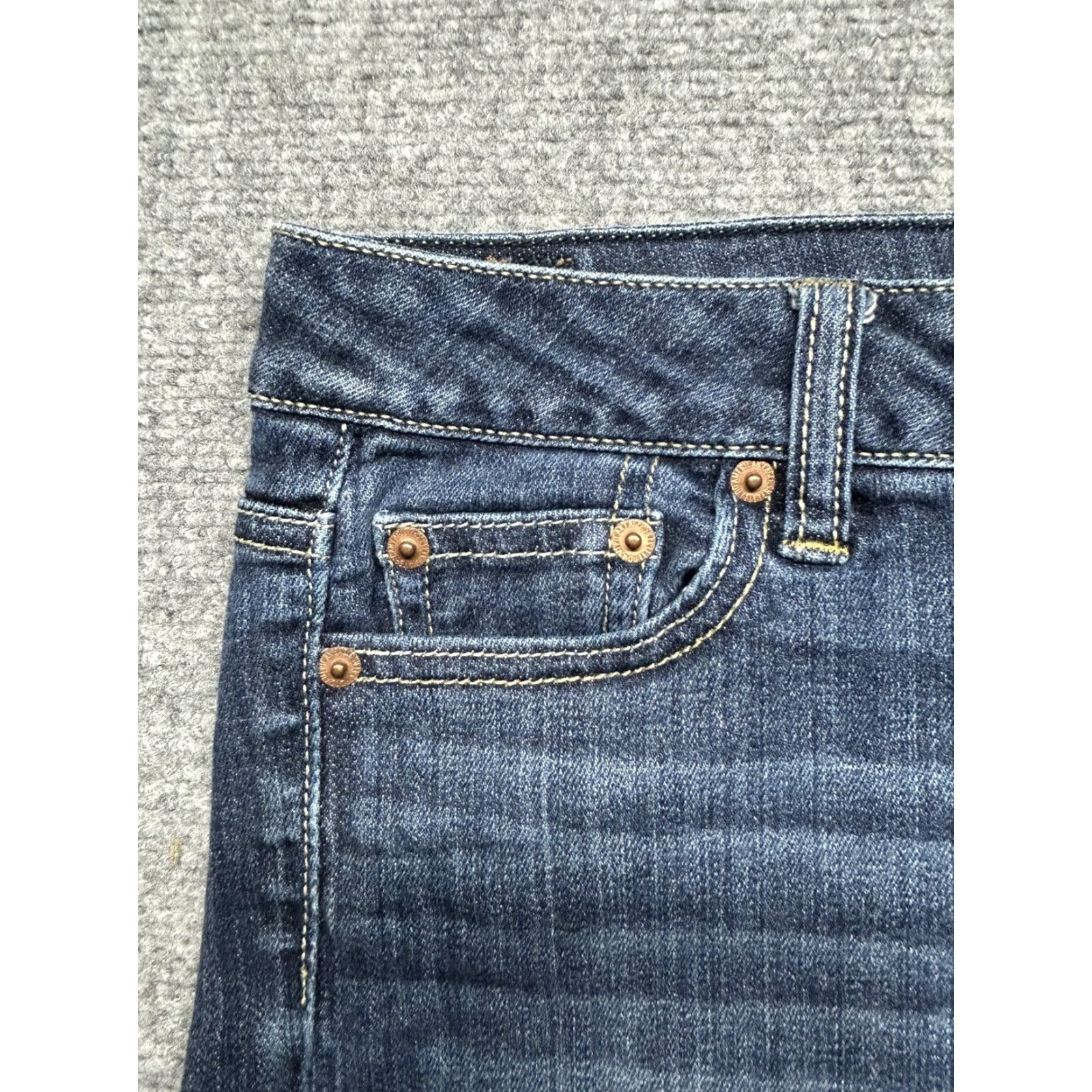 American Eagle Outfitters American Eagle Shorts Womens 2 Denim Distressed Stretch Cuffed Casual Summer Womens Size 26" / US 2 / IT 38 - 2 Thumbnail
