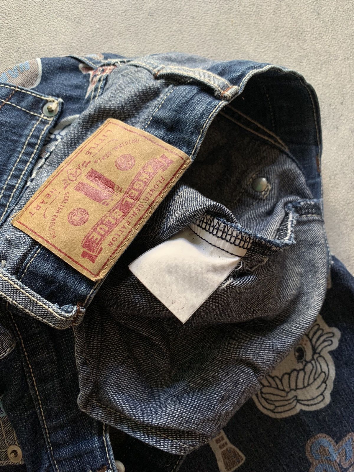 Angel Blue 1990s Angel Blue Full Print Short Denim Size 27" / US 4 / IT 40 - 9 Thumbnail
