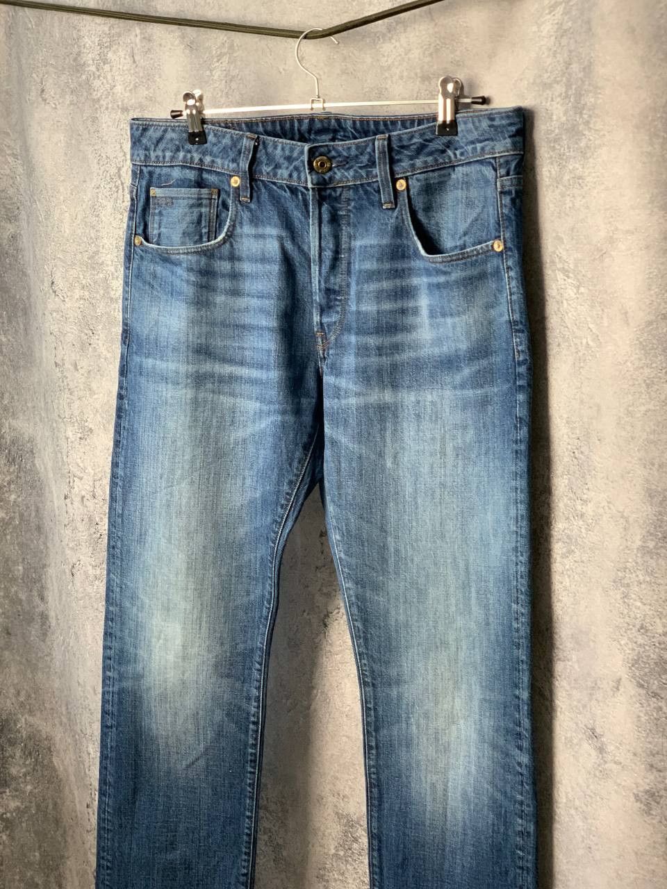 G-Star G-Star Raw 3301 Straight Jeans Denim Pants Men's size 34x30 Size US 34 / EU 50 - 2 Thumbnail