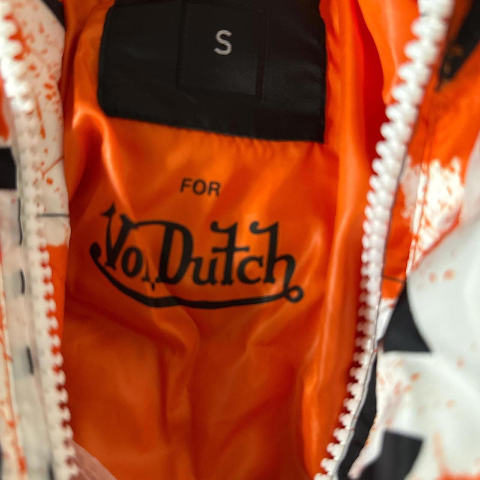 Von Dutch Von Dutch Puffer Jacket White Orange Fur Hood Size Small Size US S / EU 44-46 / 1 - 4 Thumbnail