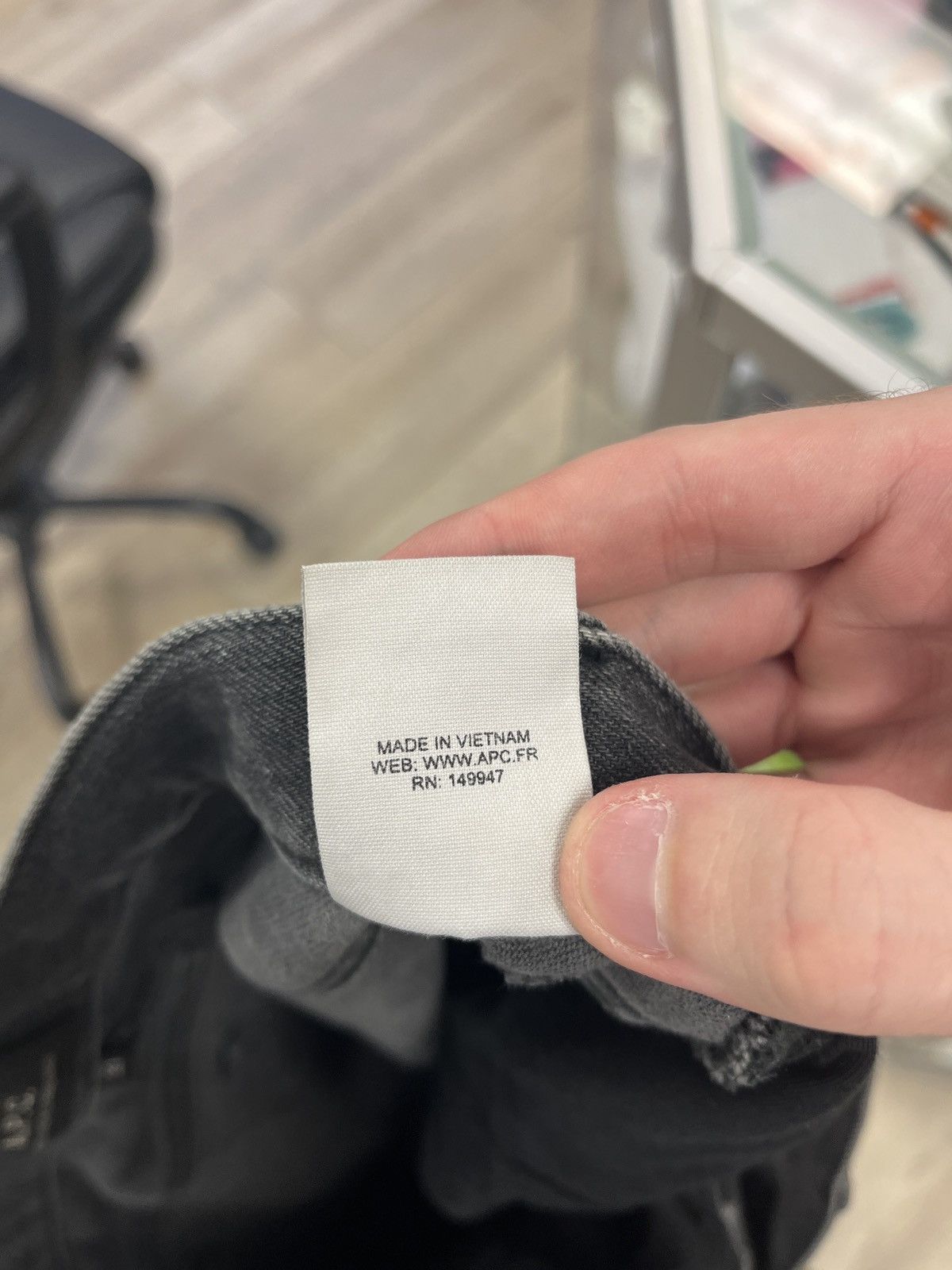 A.P.C. A.P.C. Washed Black Jeans 33 Size US 30 / EU 46 - 5 Thumbnail