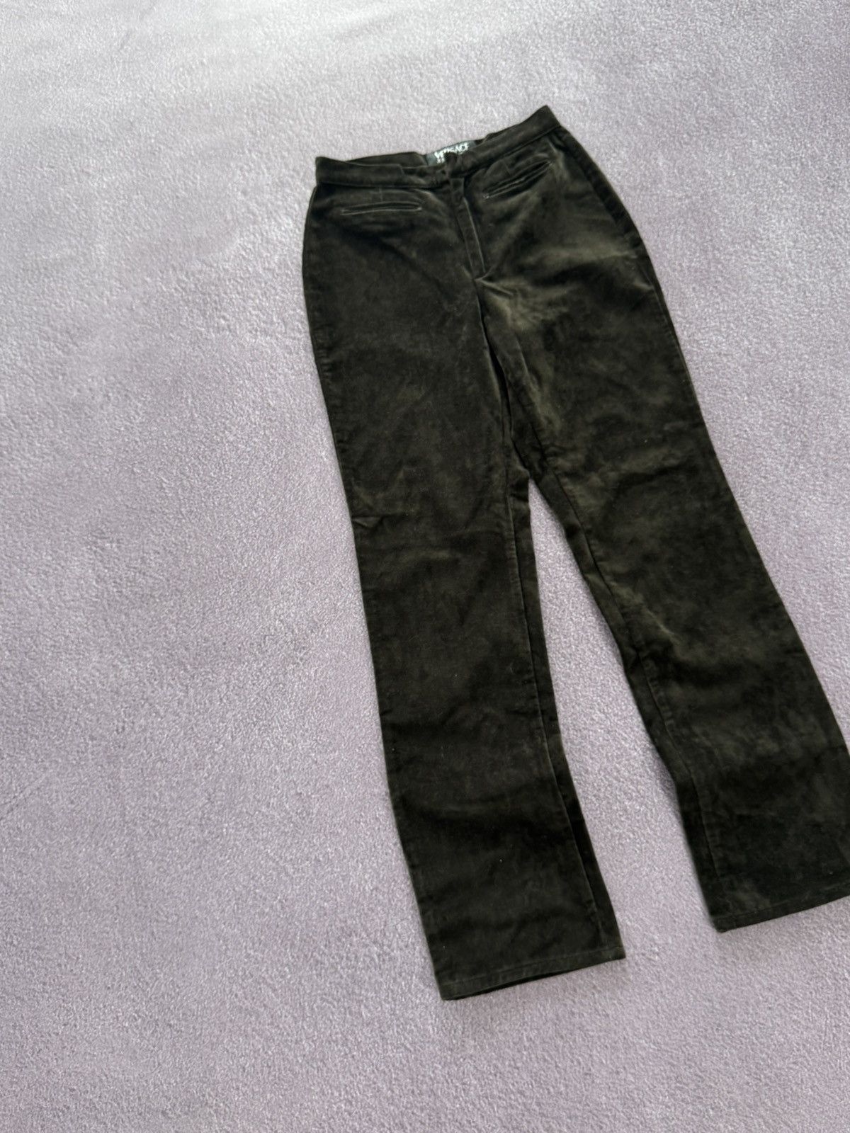 Versace Versace Early 90’s Corduroy Luxury Y2K Cowgirl Pants Size 26" / US 2 / IT 38 - 5 Thumbnail
