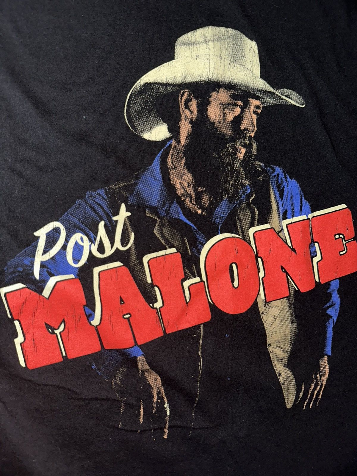 Other Post Malone Country Cowboy Hat Black Graphic Posty Co. Tee Size US M / EU 48-50 / 2 - 3 Thumbnail
