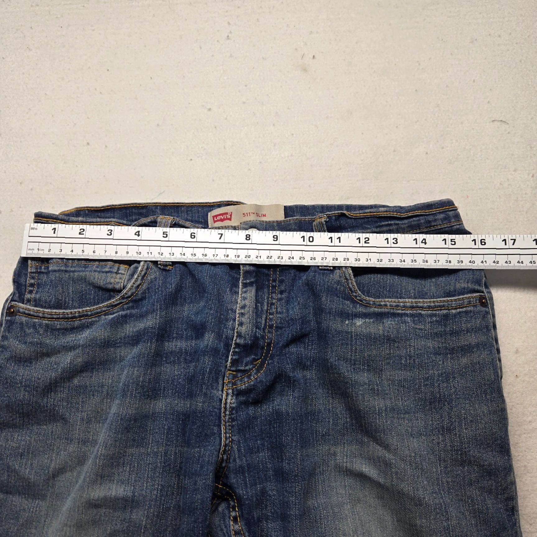 Levi's Levi's 511 Jeans Slim Jeans Blue Faded Denim Pants Womens 14 Regular 27x27 Inseam 5-Pocket Size 36" / US 14 / IT 50 - 5 Thumbnail