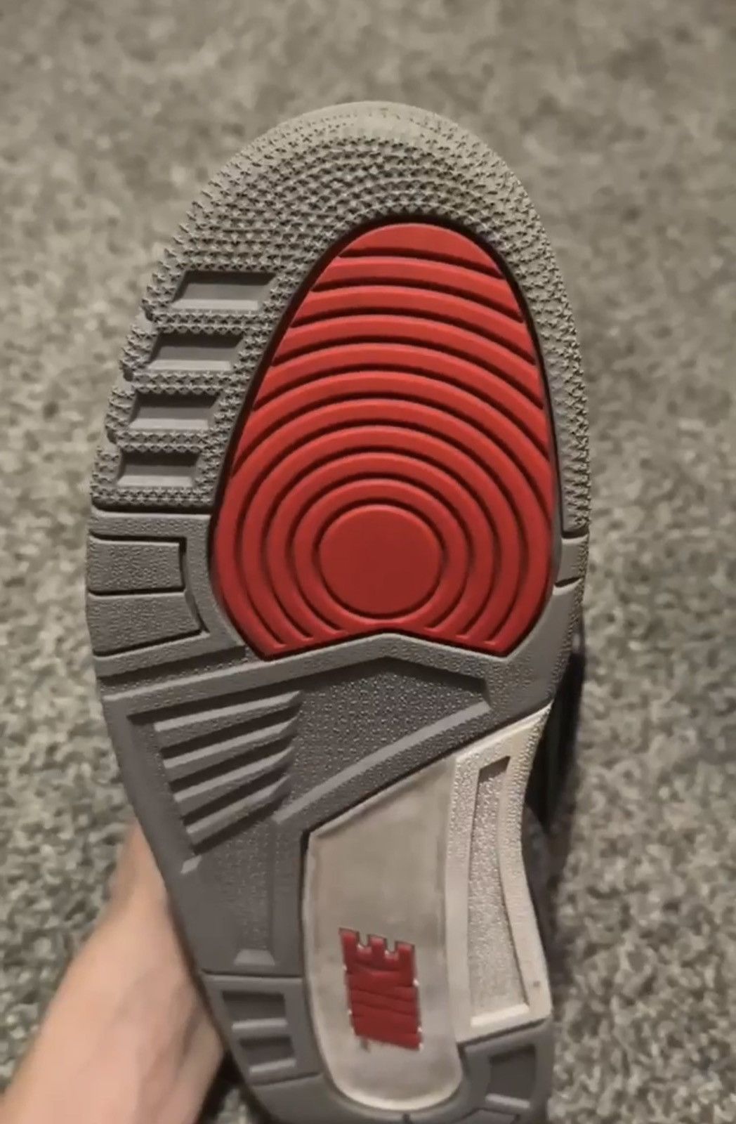 Nike 2018 BLACK CEMENT JORDAN 3 Size US 8 / EU 41 - 6 Thumbnail