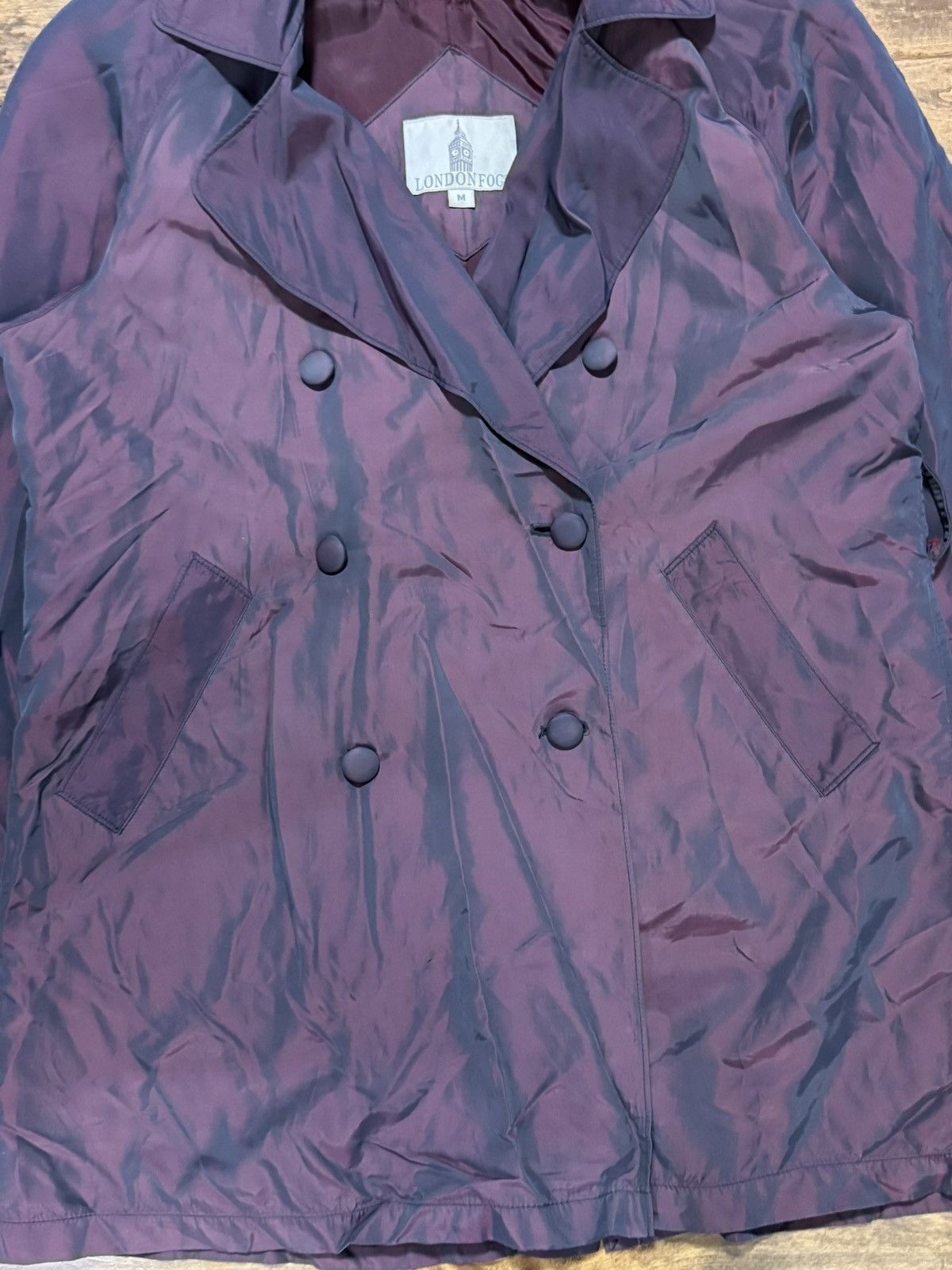 London Fog vintage iridescent London Fog trench coat Size US M / EU 48-50 / 2 - 10 Thumbnail