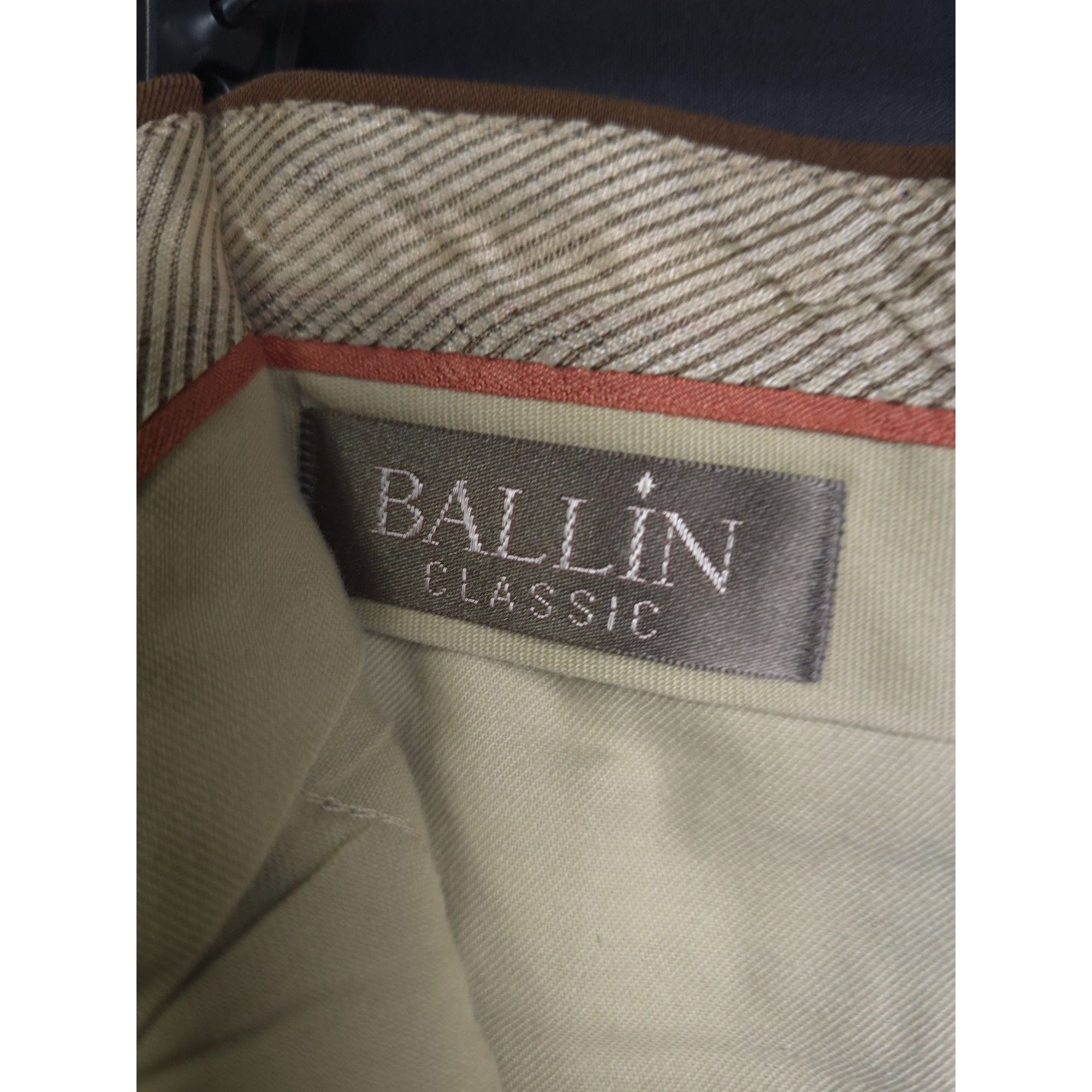 Vintage Ballin Classic Mens Comfort EzE Pleated Pants Size 34R - 3 Thumbnail