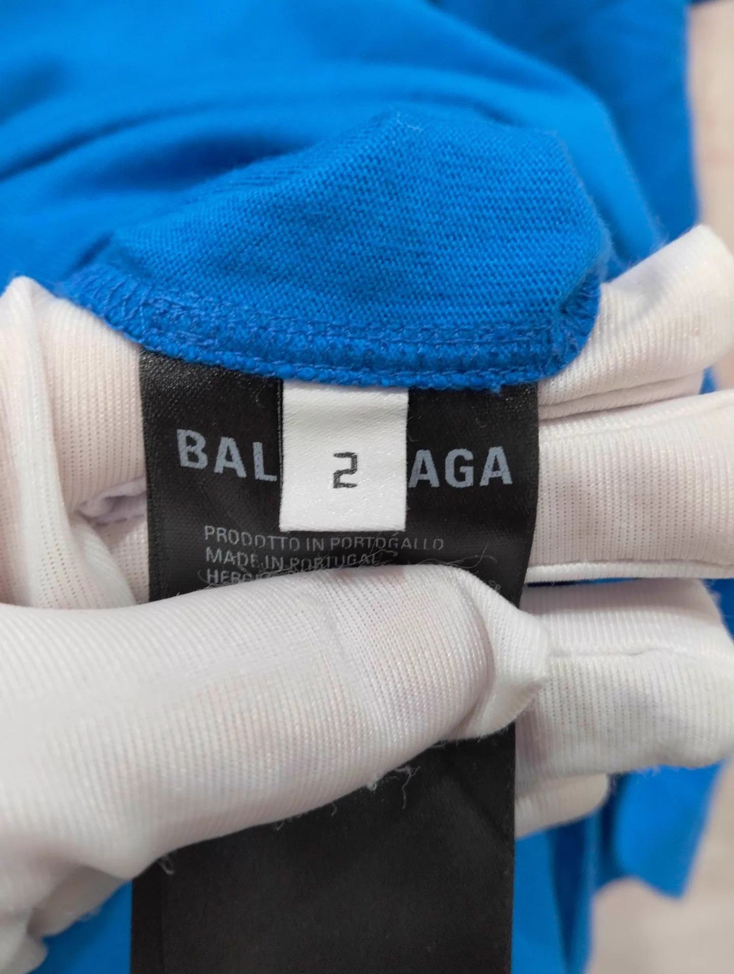 Balenciaga Blue Short Sleeve Graphic T-Shirt Size US M / EU 48-50 / 2 - 6 Thumbnail