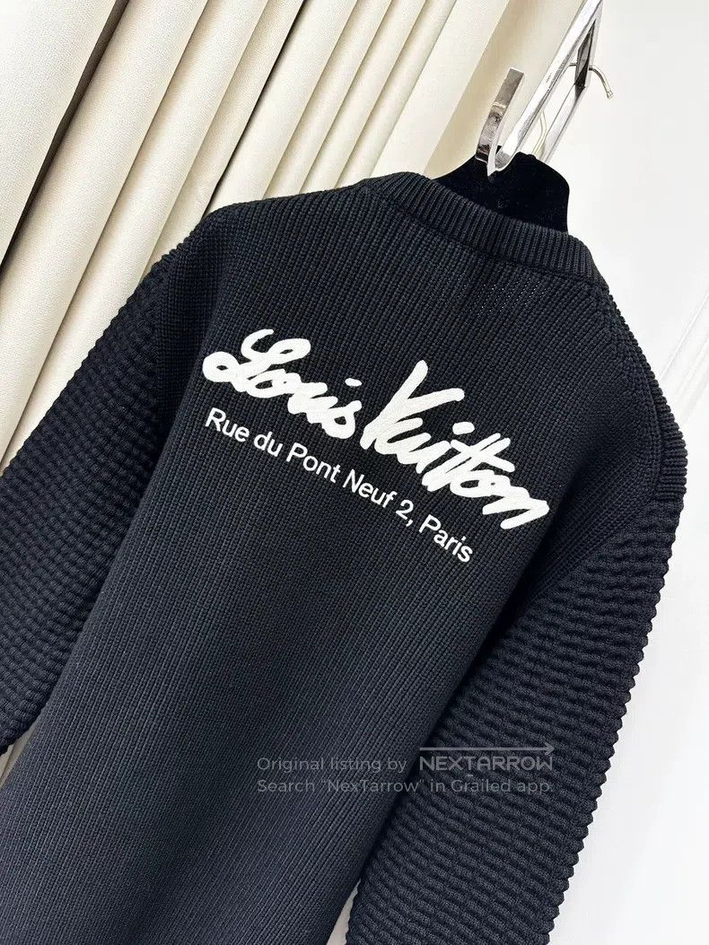 Louis Vuitton Louis Vuitton Nigo co-branded black sweater Size S / US 4 / IT 40 - 3 Thumbnail
