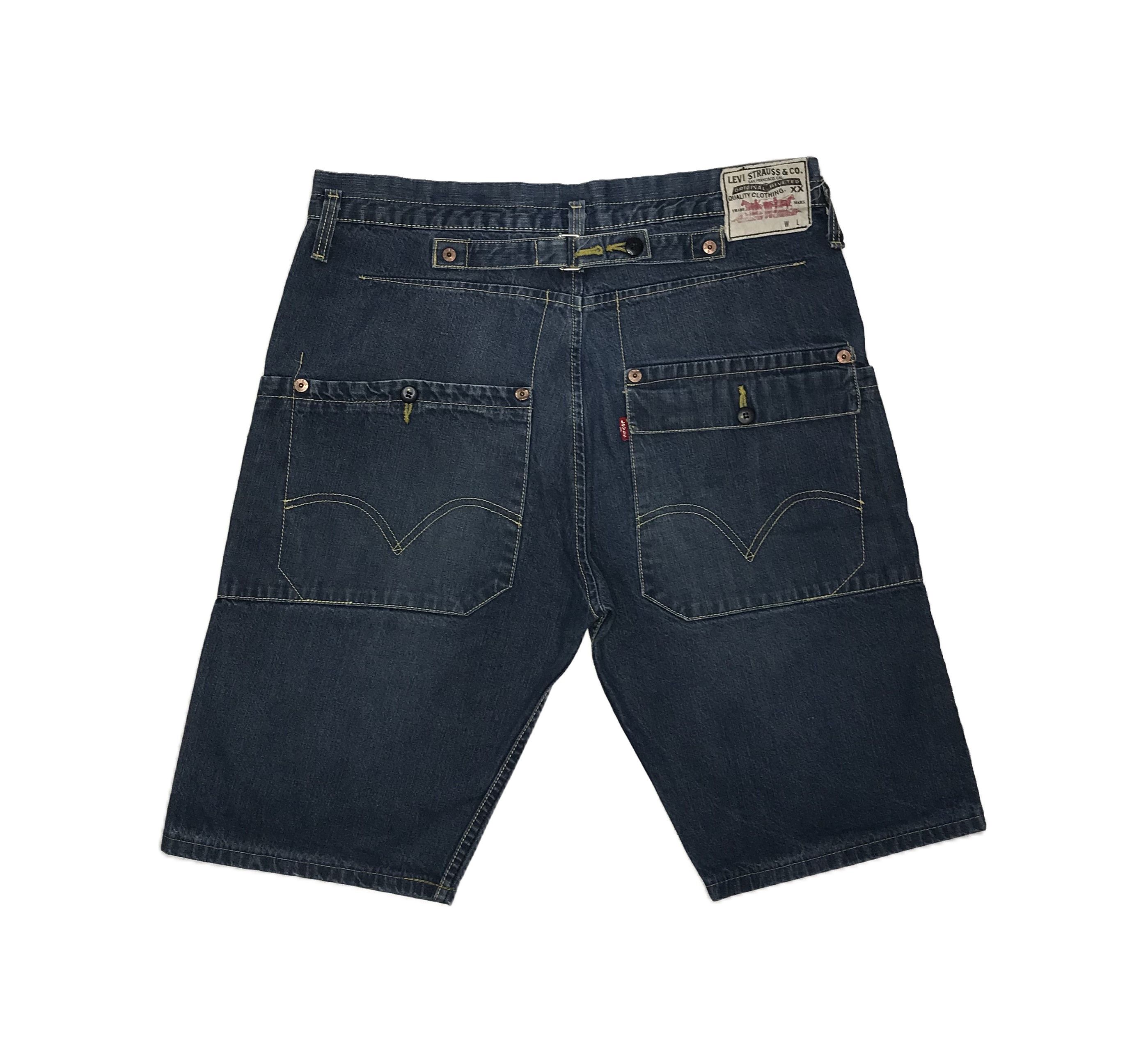 Levi's Vintage Clothing Levis Vintage Denim Shorts Baggy Mens Size W30 L34 Size US 30 / EU 46 - 2 Thumbnail