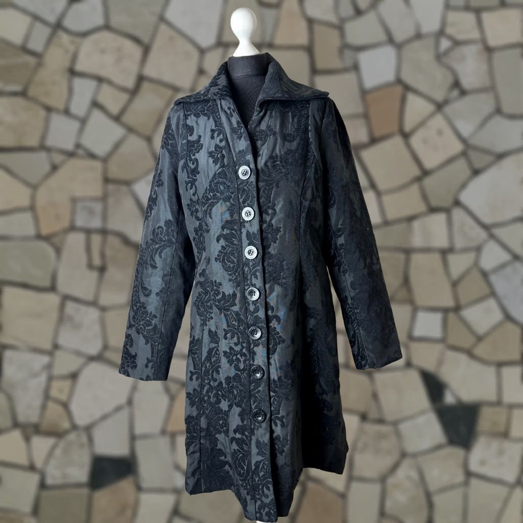 Desigual Desigual Coat Womens Size 46 Multicoloured Cotton Blend Overcoat Jacket 46 Womens Size L / US 10 / IT 46 - 1 Thumbnail
