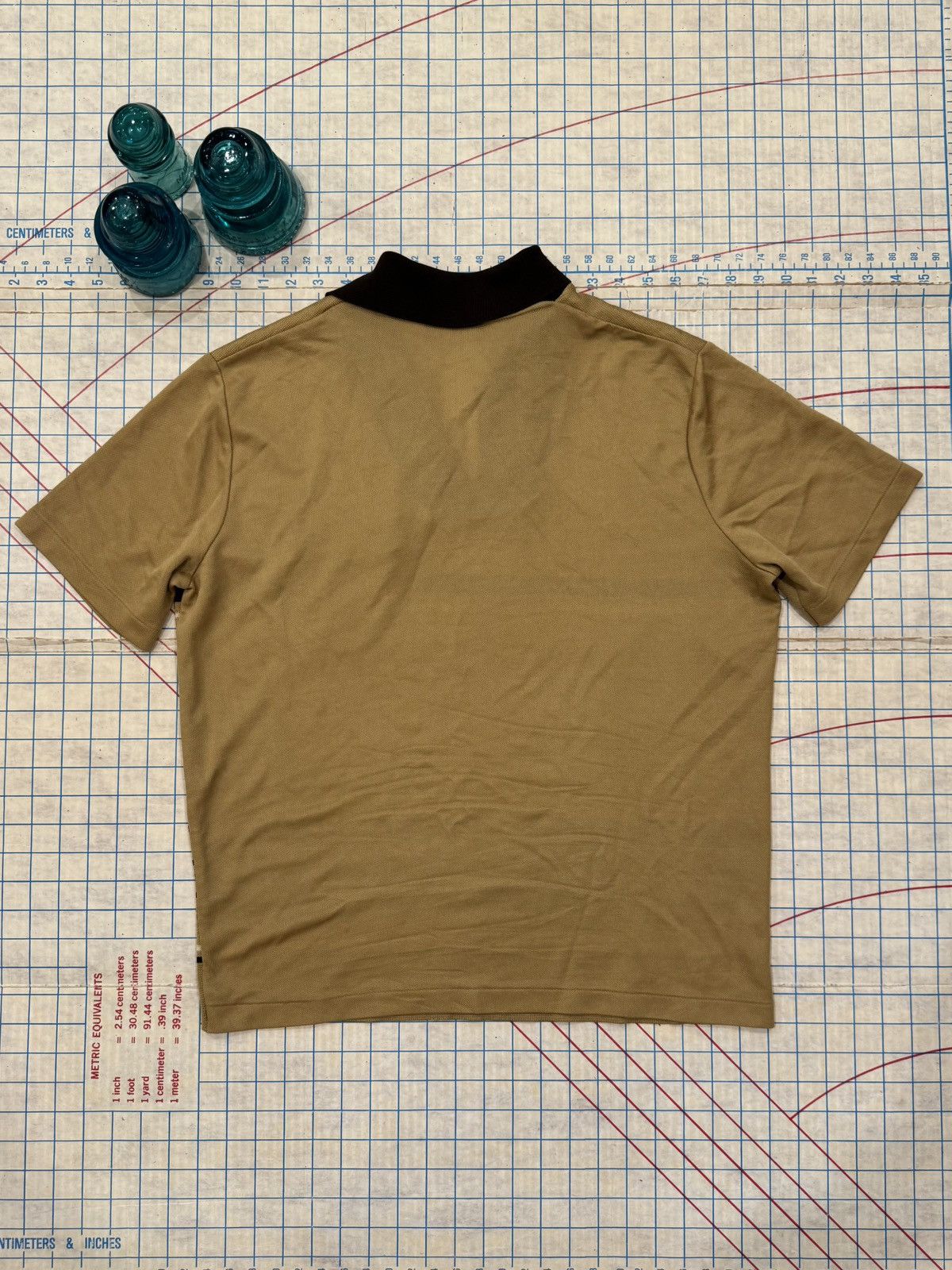 Vintage Vintage Paulo Conti Short Sleeve Polo Shirt Brown Mens VtgXL Size US XL / EU 56 / 4 - 6 Thumbnail