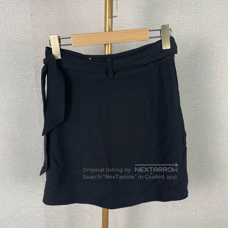 Hermes Hermes Black mulberry silk women's skirt Size 42" / US 20 - 2 Thumbnail