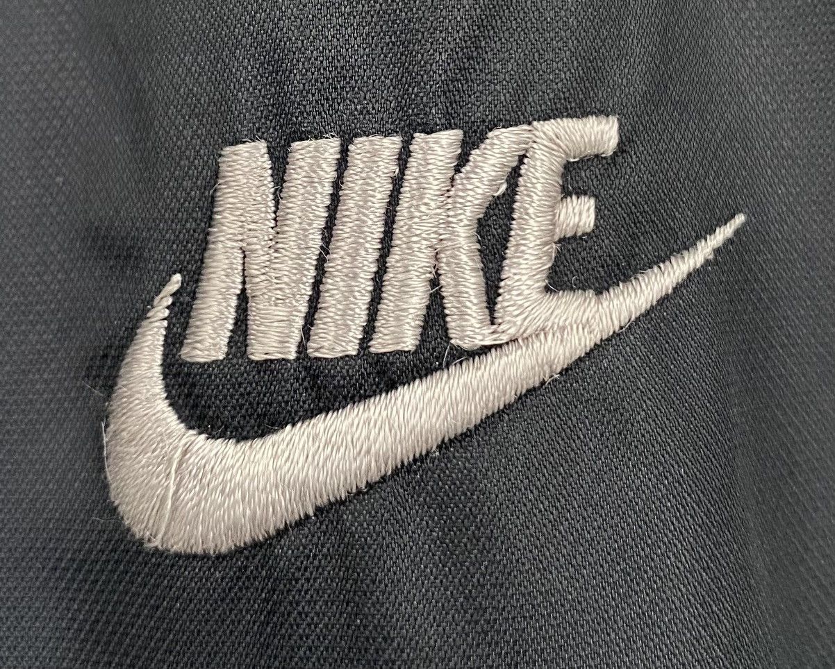 Nike VTG 90s Nike Spellout Wide Leg Multi Pocket Windbreaker Pant Size US 42 / EU 58 - 3 Thumbnail